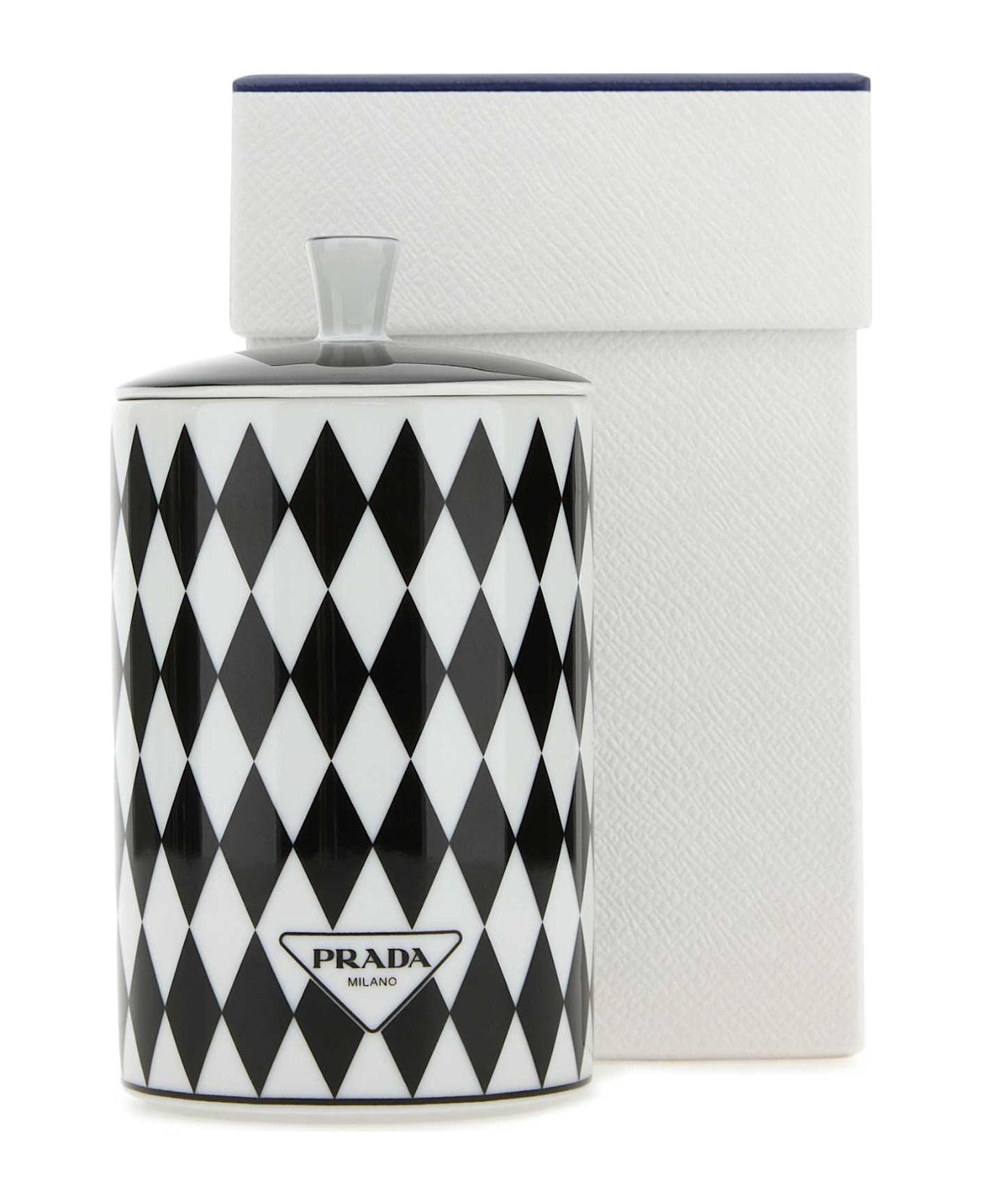 Prada Embellished Porcelain Candle - WHITEBLACK