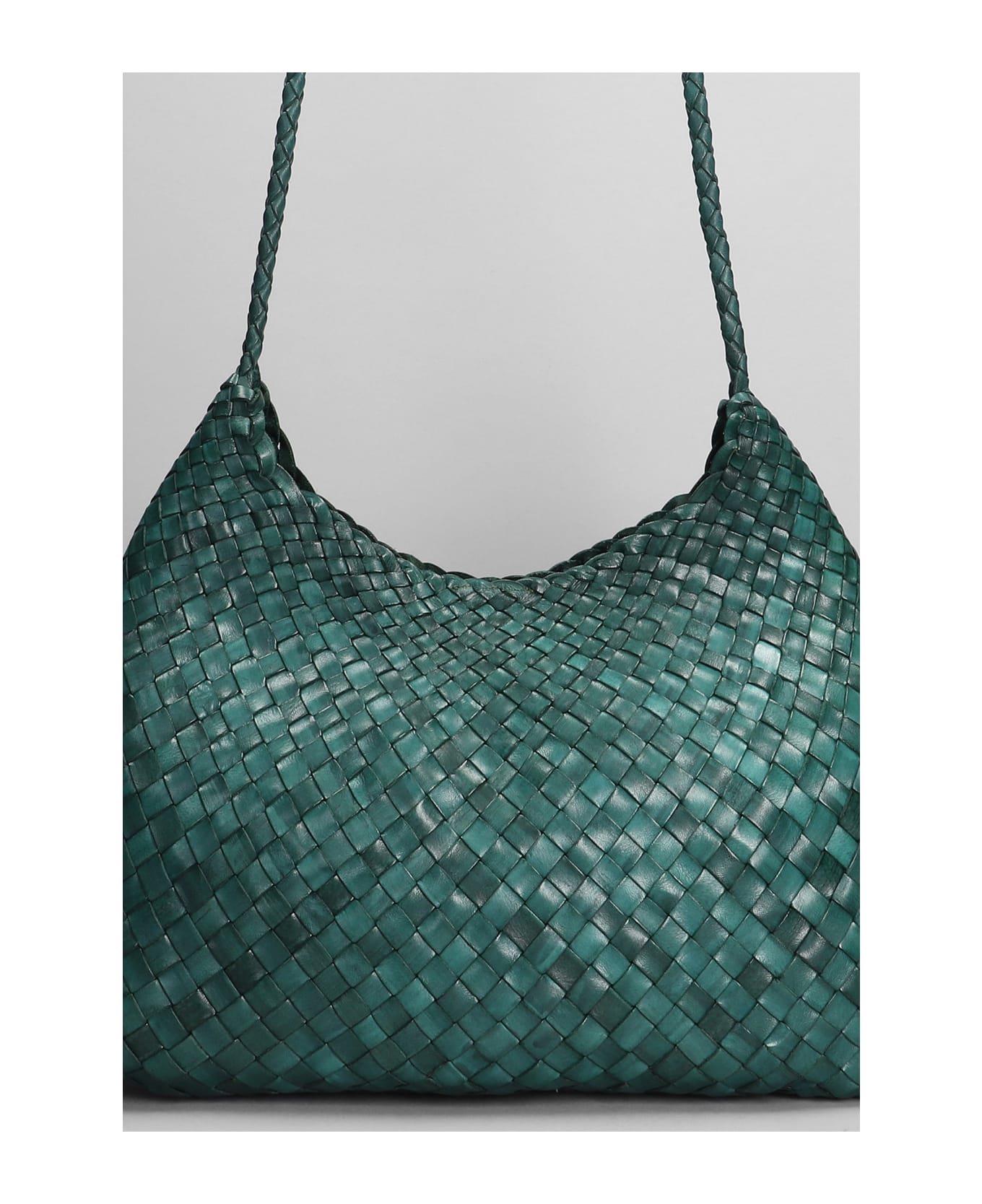 Dragon Diffusion Santa Rosa Shoulder Bag In Green Leather - green