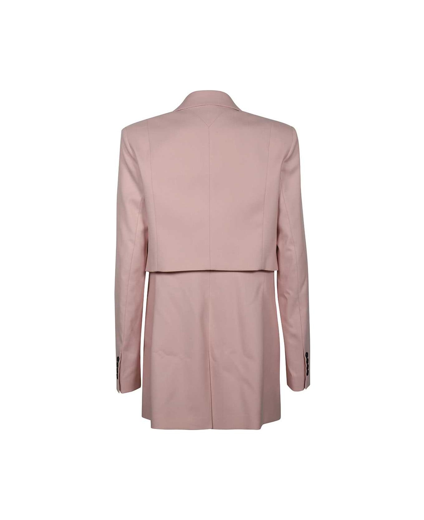 Karl Lagerfeld Double Breasted Blazer - Pink コート
