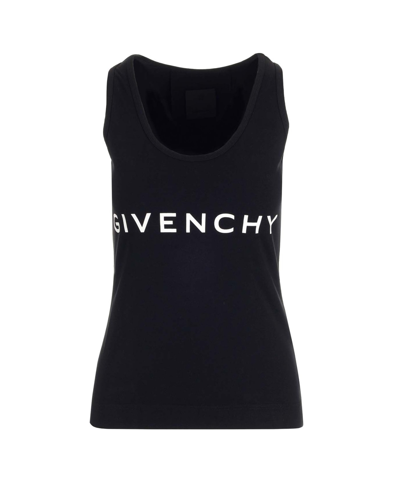 Givenchy Crew-neck Halterneck Top - Black