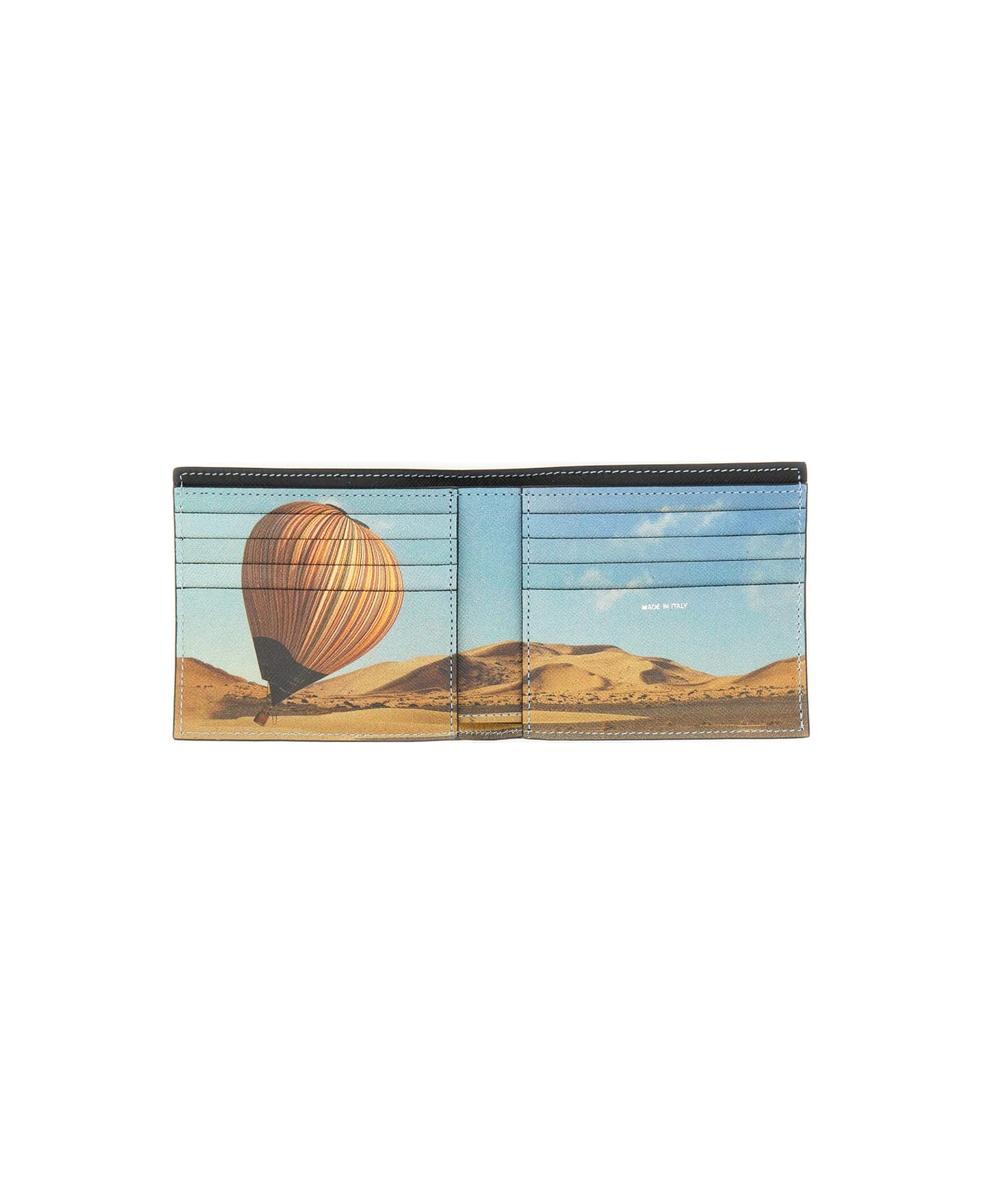 Paul Smith 'signature Stripe Balloon' Wallet - Black
