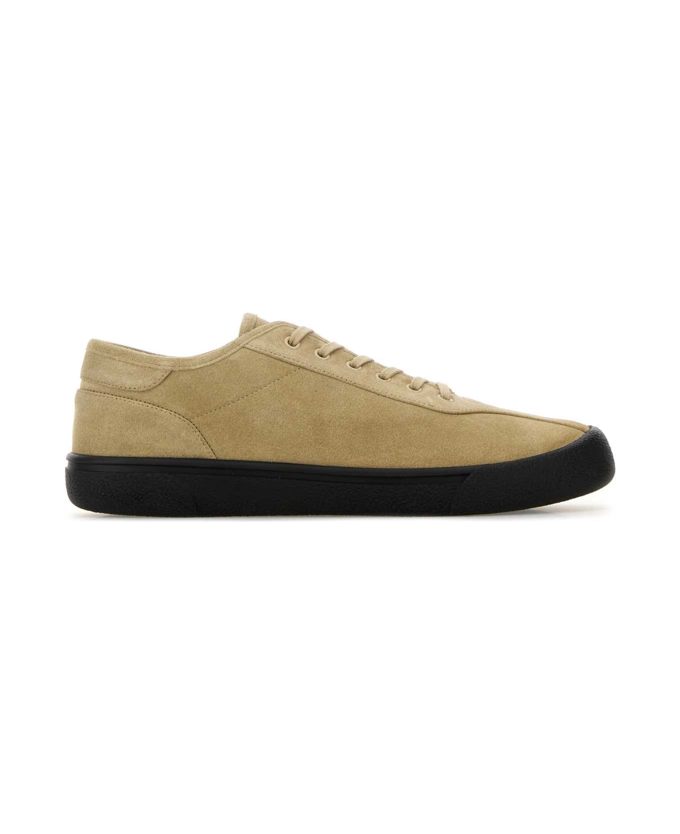 The Row Dove Grey Suede Sneakers - IRONGREY