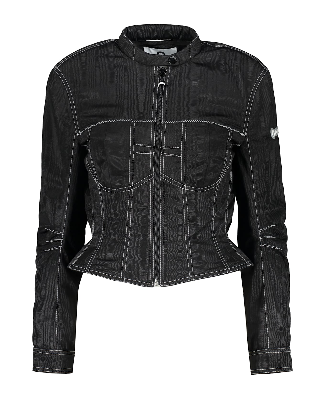 Marine Serre Techno Fabric Jacket - black