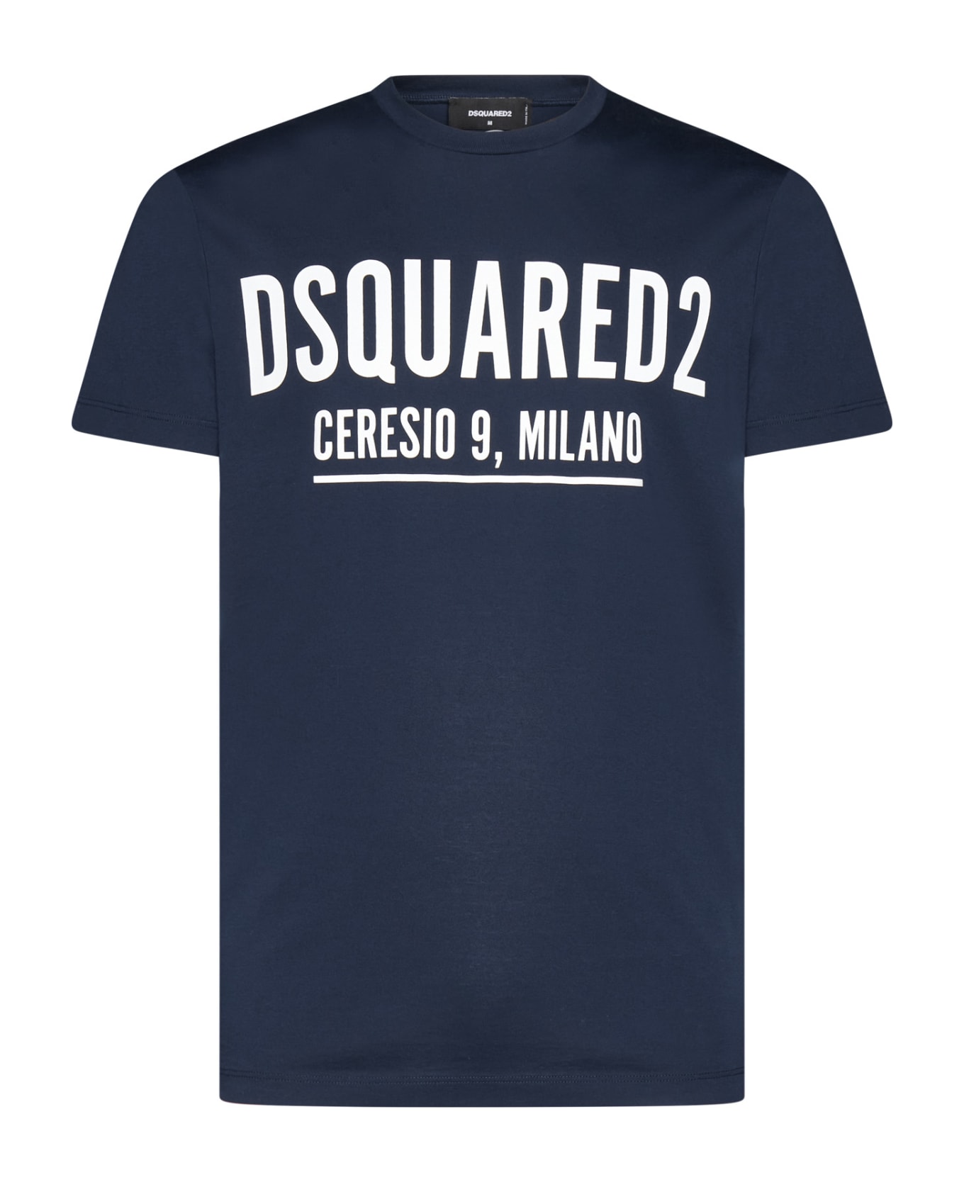 Dsquared2 Logo Print Regular T-shirt - Navy blue