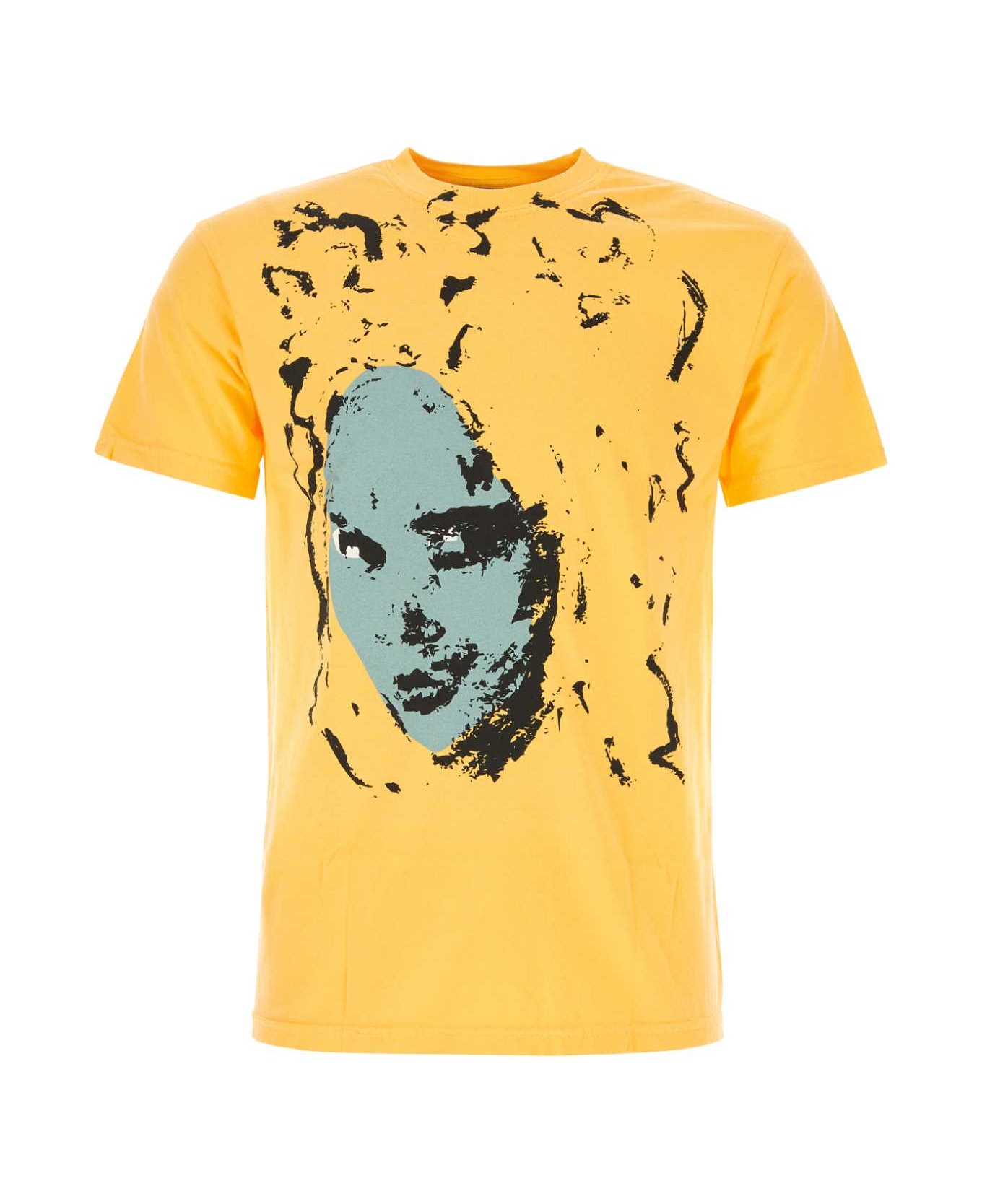 Kidsuper Yellow Cotton T-shirt - THECONARTISTORANGE シャツ