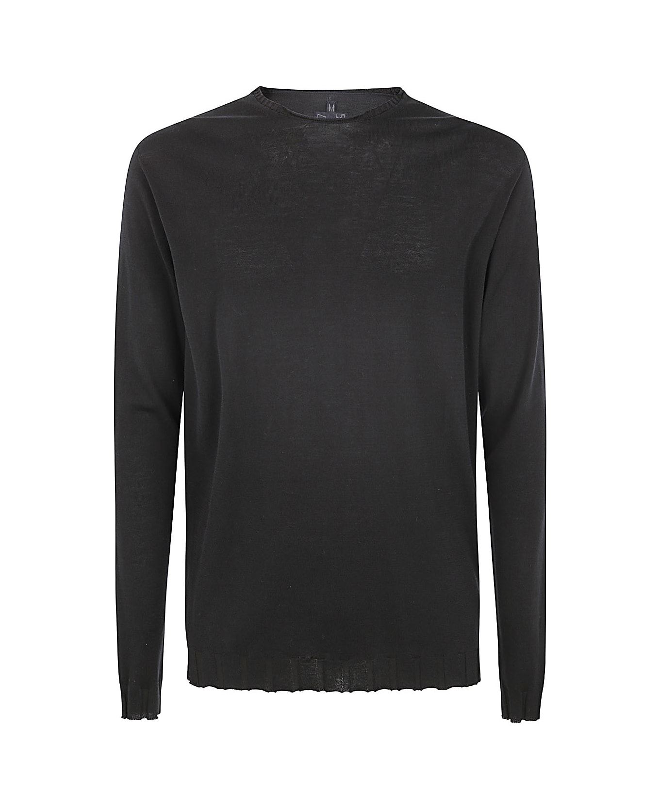 MD75 Classic Round Neck Pullover - Basic Black
