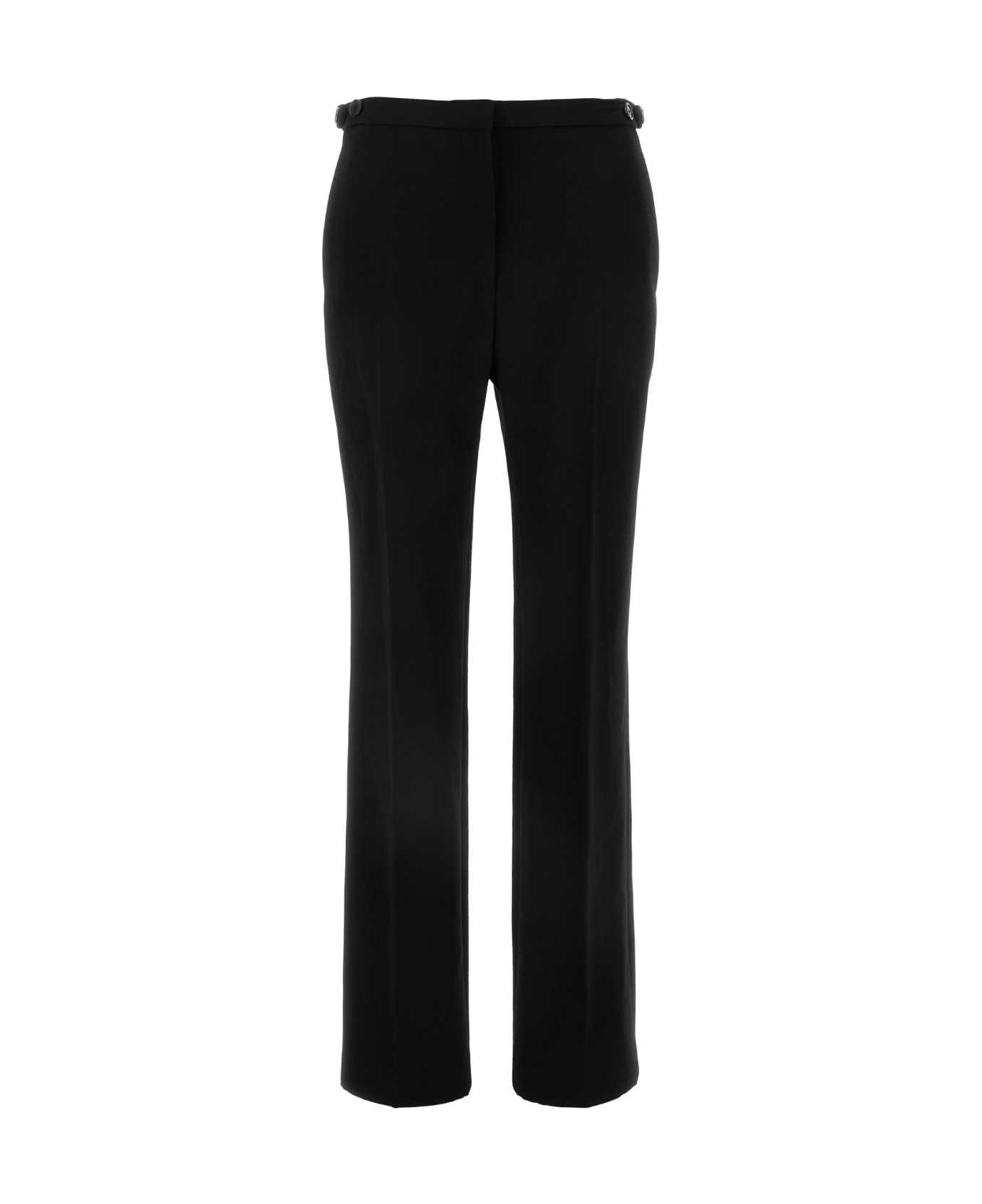 The Row Black Wool Jesse Pant - BLACK