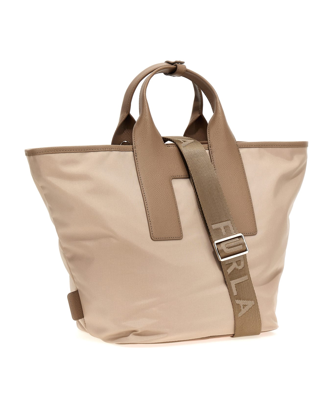 Furla 'piuma L' Shopping Bag - Beige