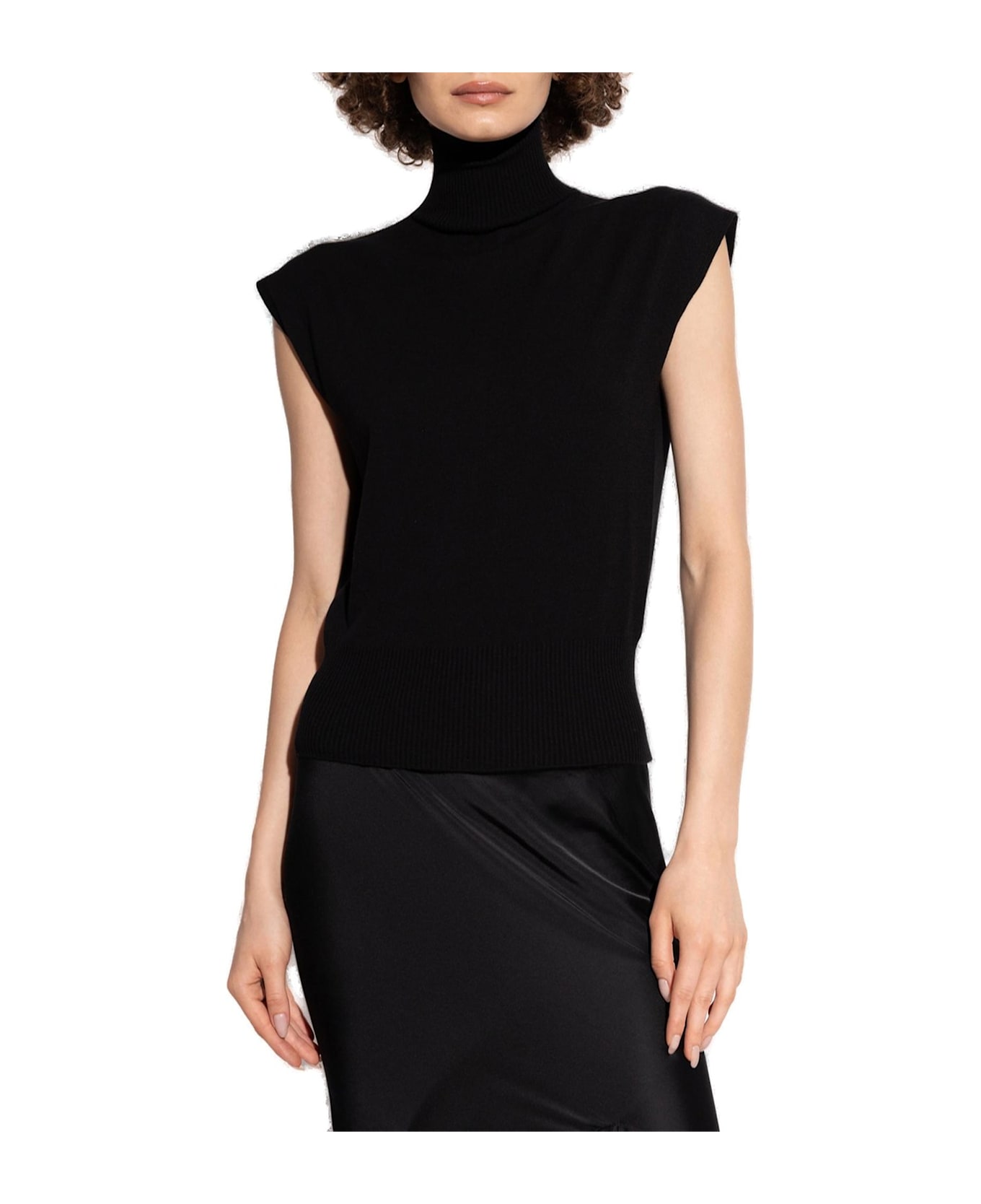 Rick Owens Turtleneck Sleeveless Top