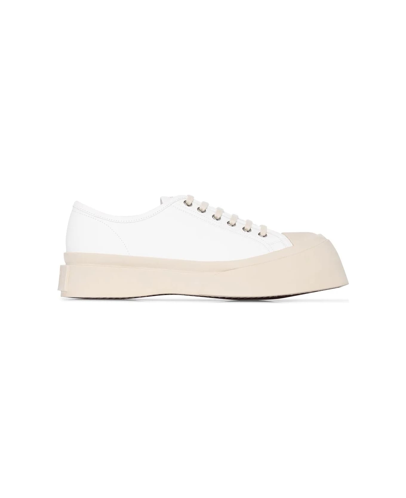Marni Laced Up Shoes - Lily White ウェッジシューズ
