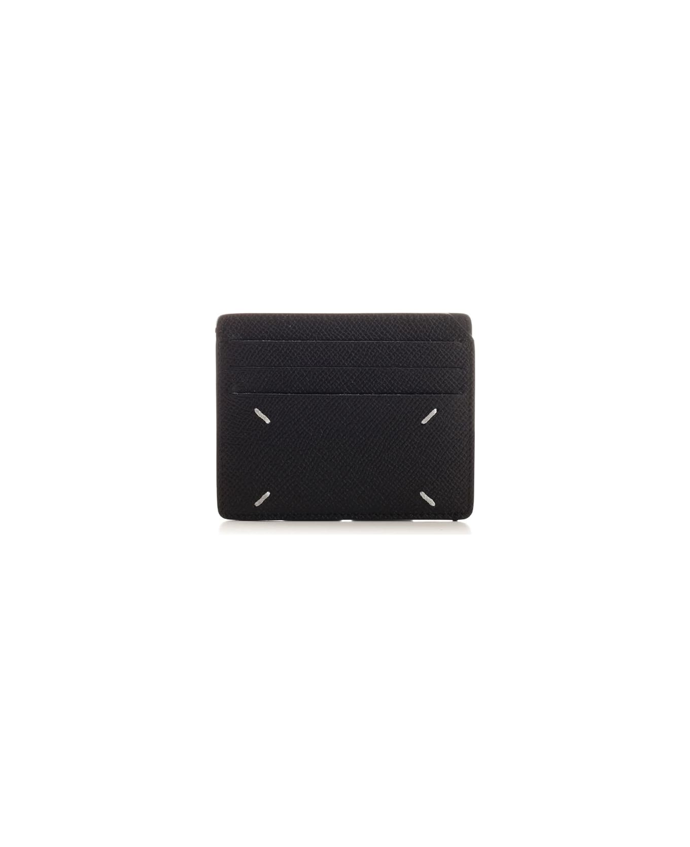 Maison Margiela "four Stitches" Card Holder - Black