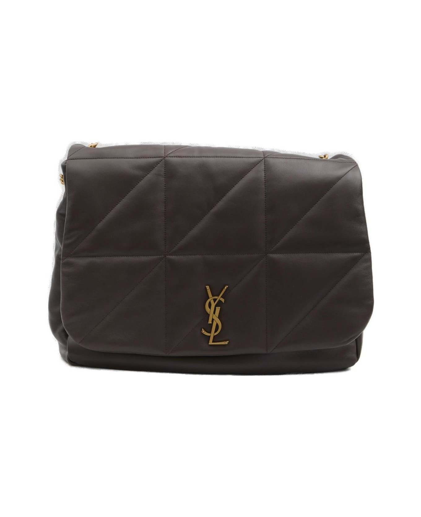 Saint Laurent Jamie 4.3 Logo Plaque Shoulder Bag - Dark sweet choco