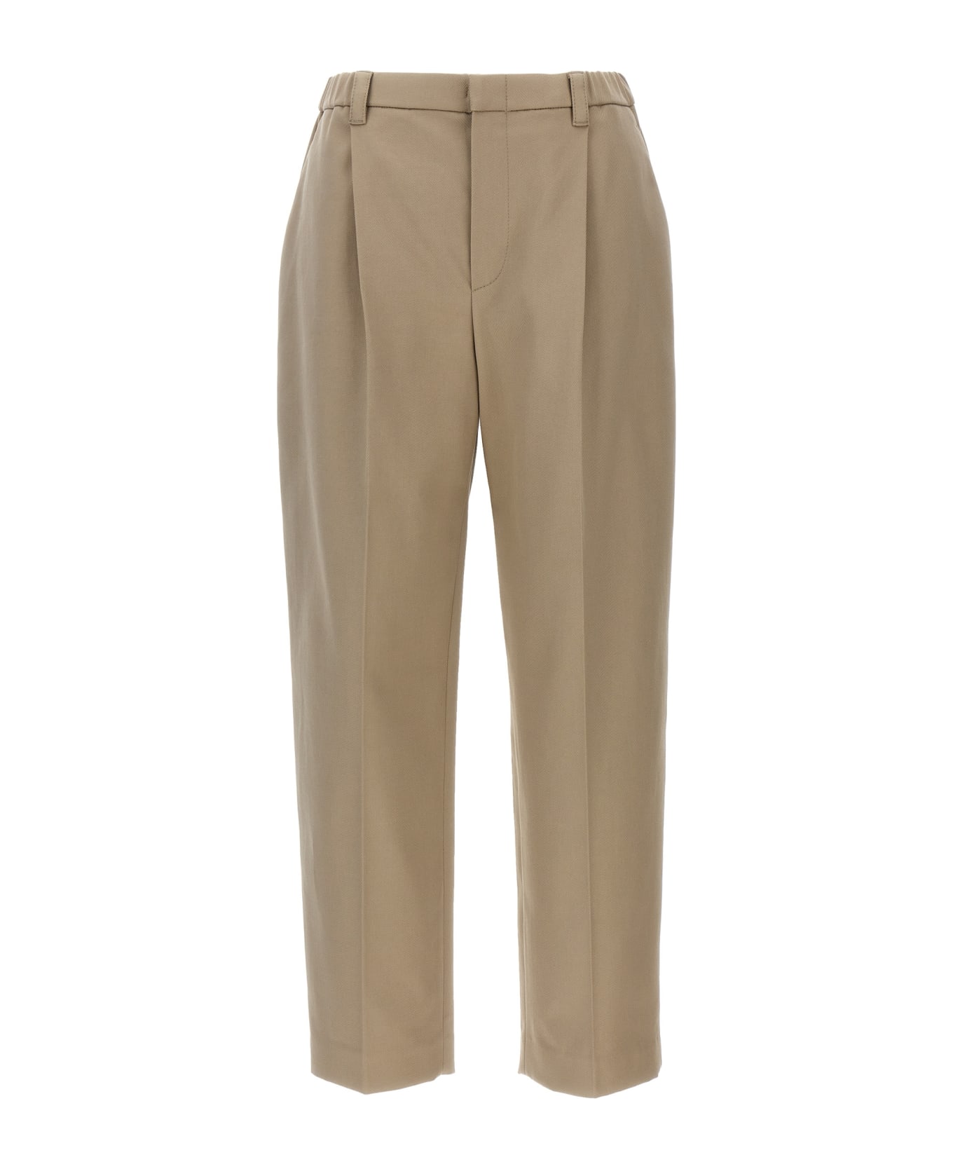 Brunello Cucinelli Front Pleat Pants - Beige