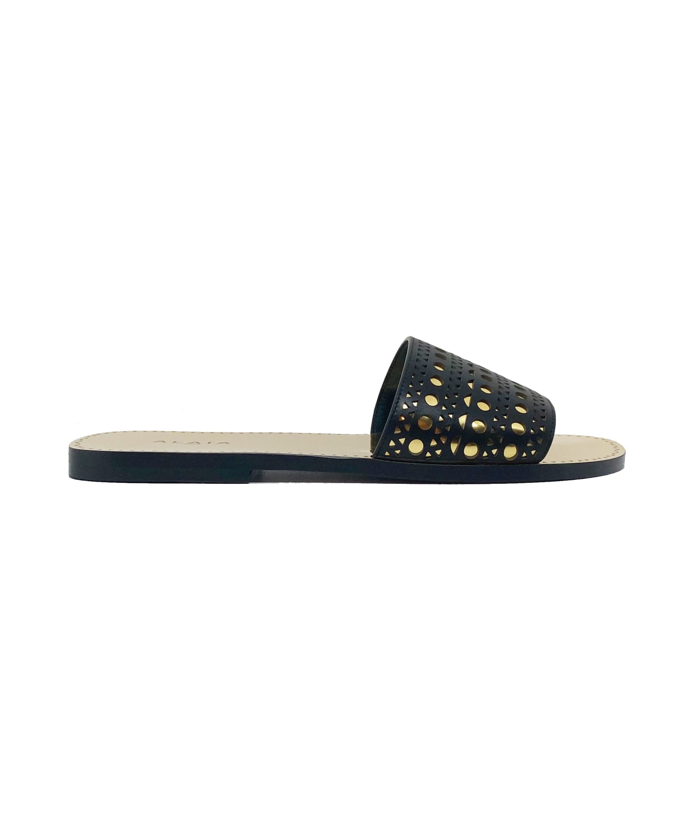 Alaia Leather Slides | italist