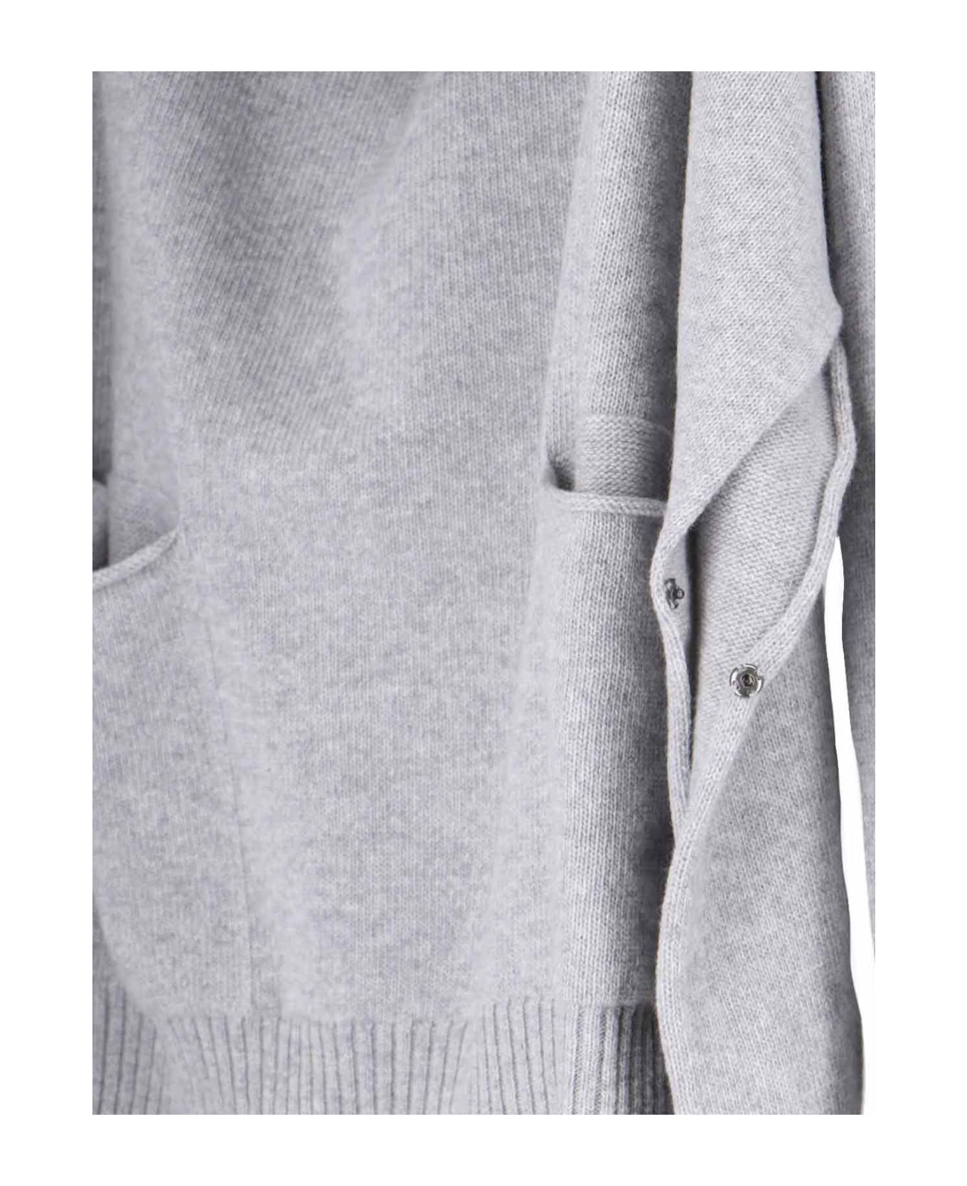 Ma'ry'ya High Neck Sweater - Gray