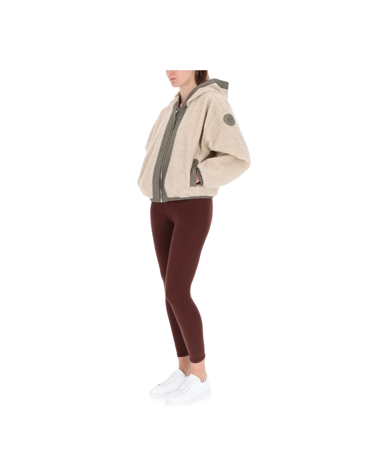 Canada Goose 'alberni' Reversible Bomber Jacket - BEIGE