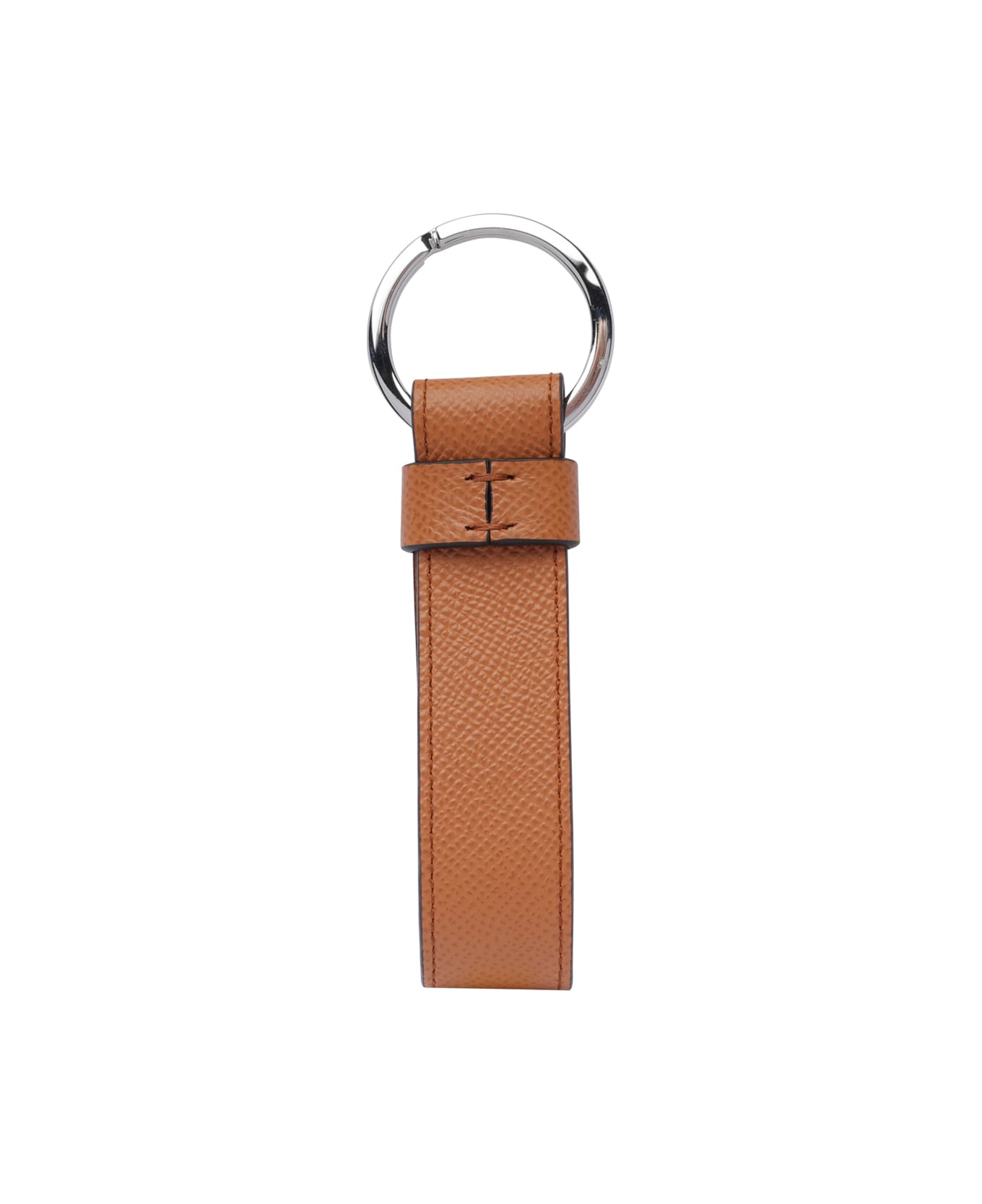 Tod
s Logo Keyring - Cuoio Chiaro