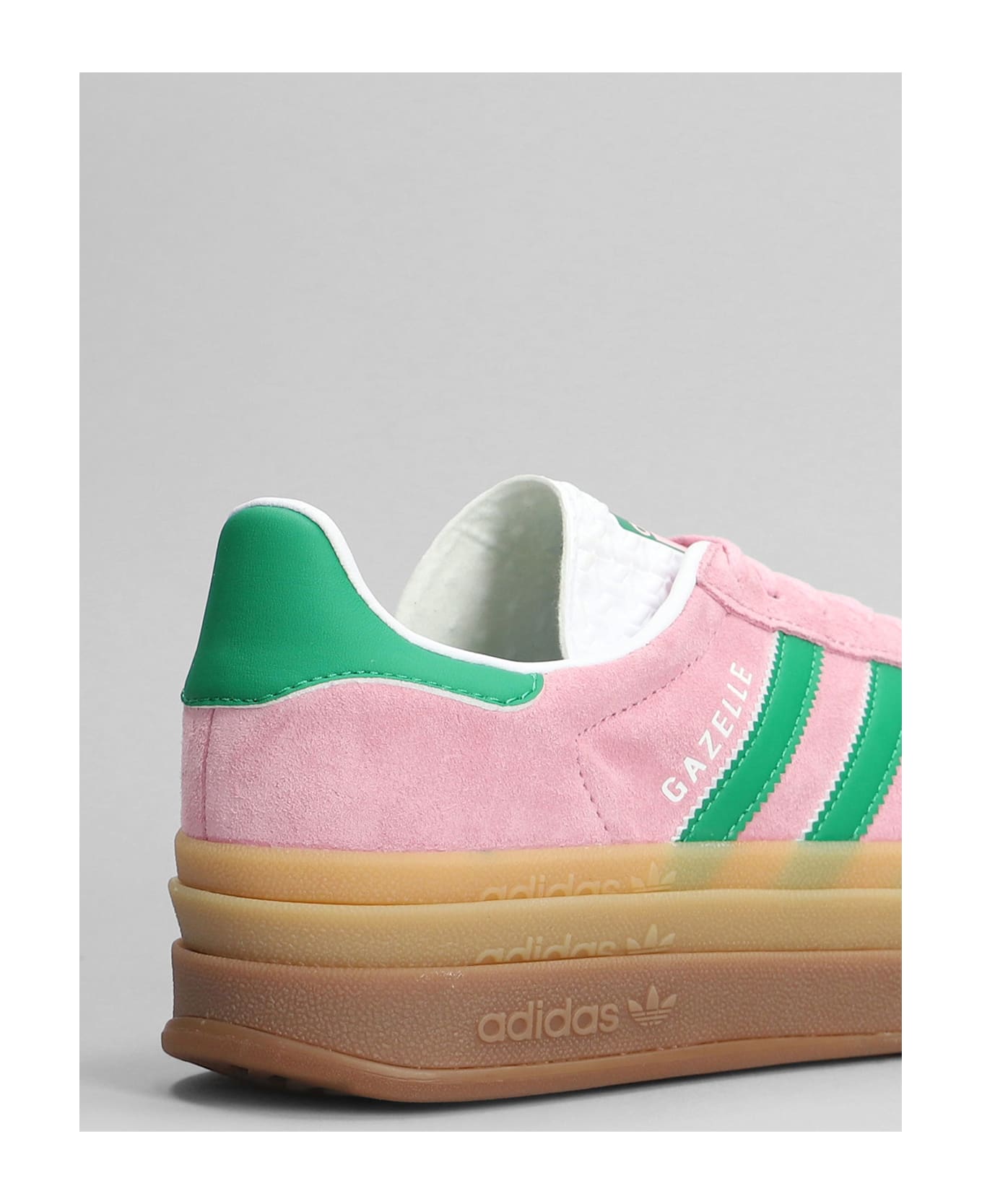 Adidas Gazelle Bold Sneakers In Rose-pink Suede - rose-pink