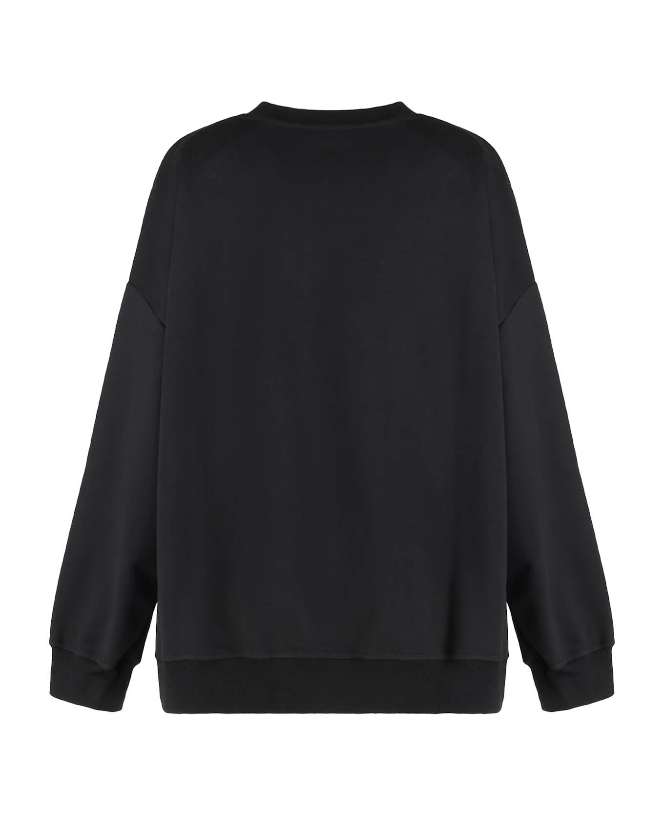 Alexander McQueen Cotton Sweatshirt With Logo - black