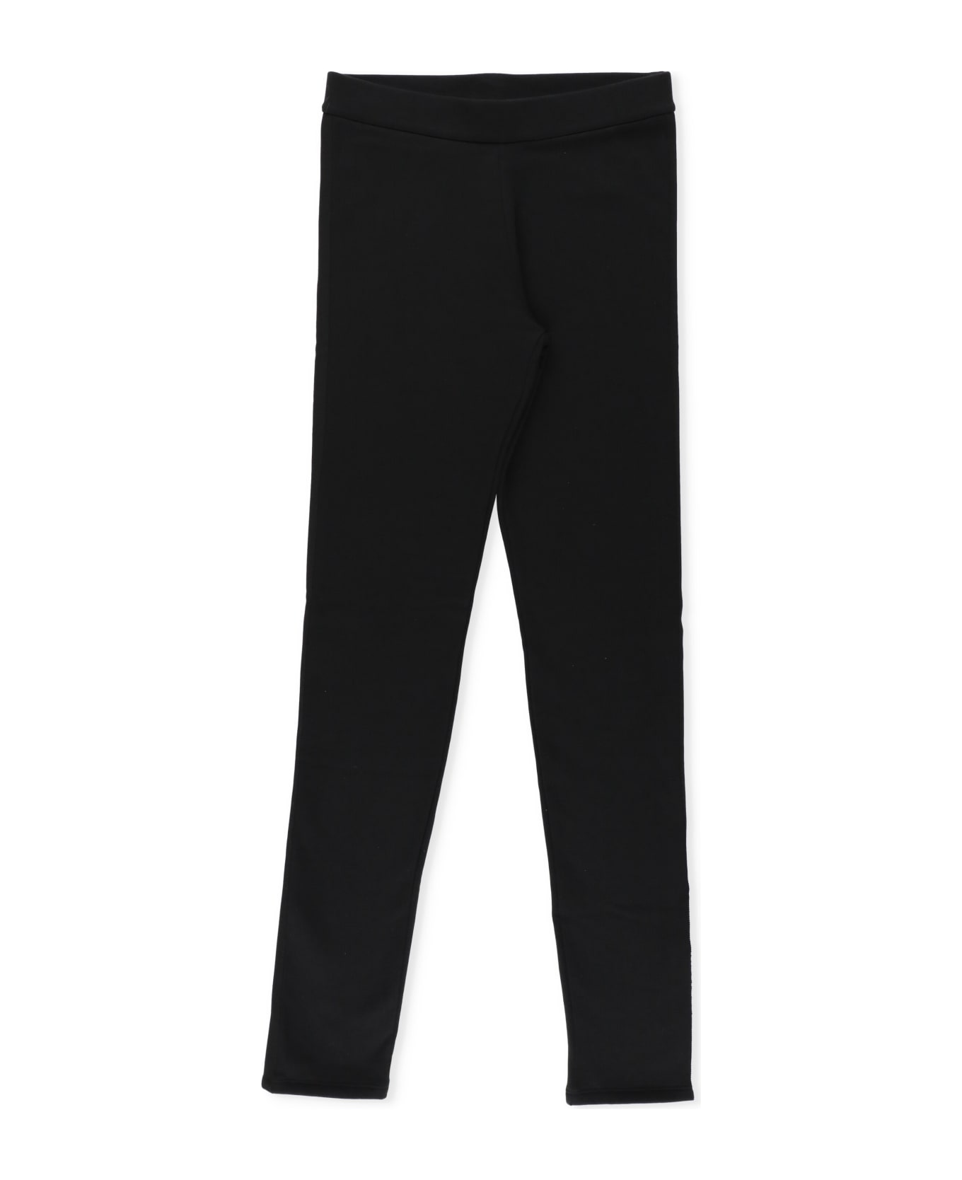 Moncler Sweatpants With Logo - BLACK