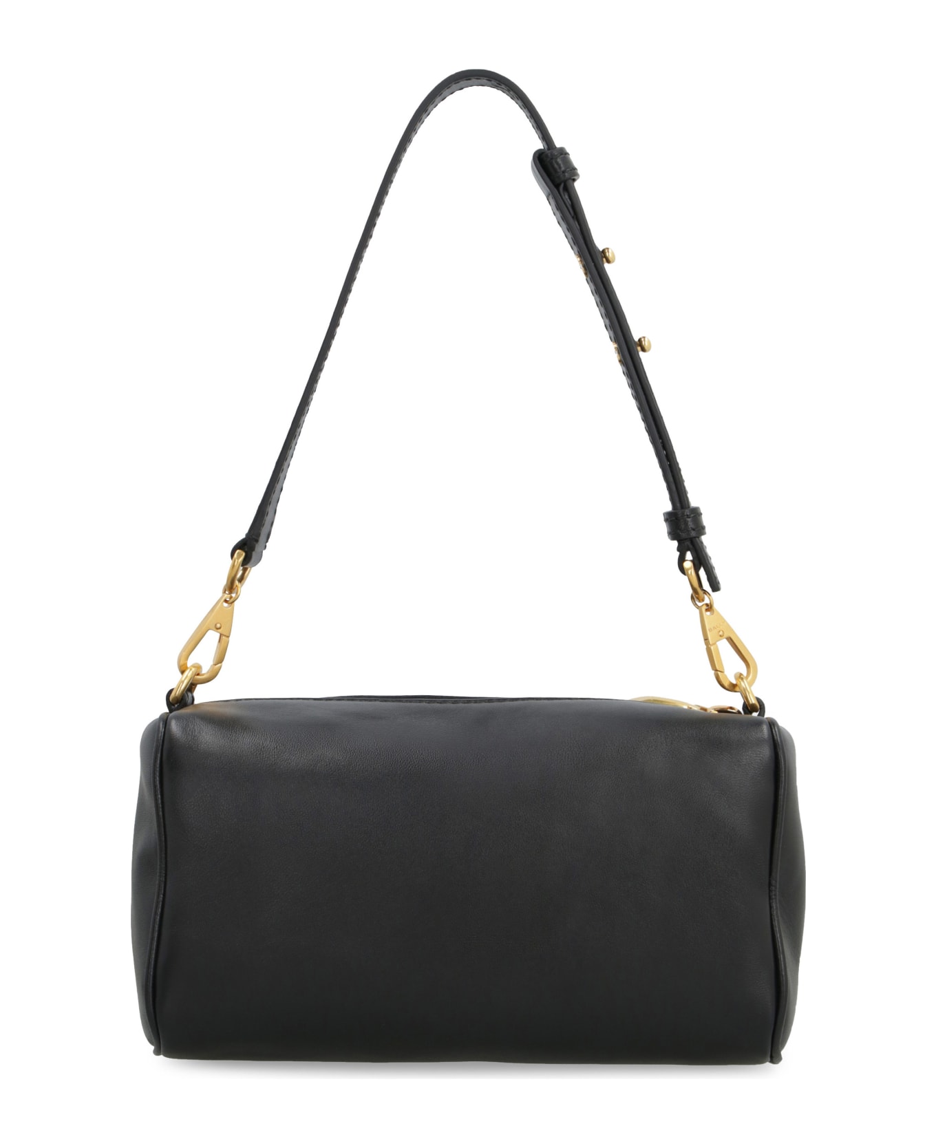 Bally Emblem Rox Leather Shoulder Bag - Black