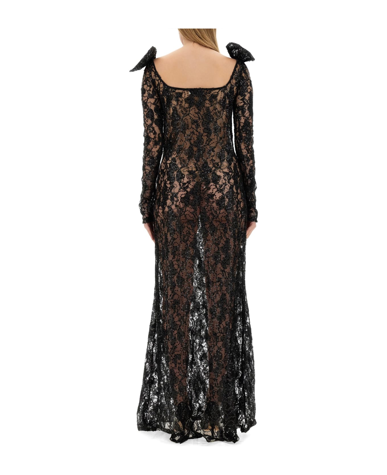 Nina Ricci Long Dress - Black ワンピース＆ドレス