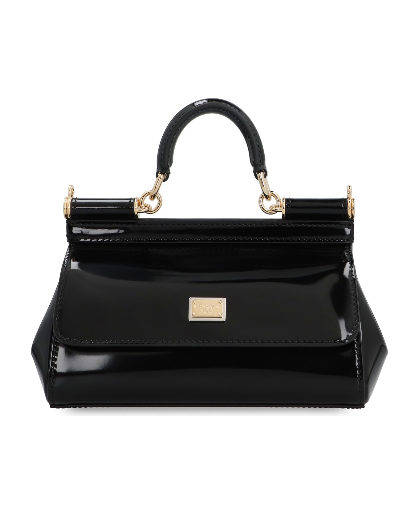 Dolce 
Gabbana Sicily Small Leather Handbag - black
