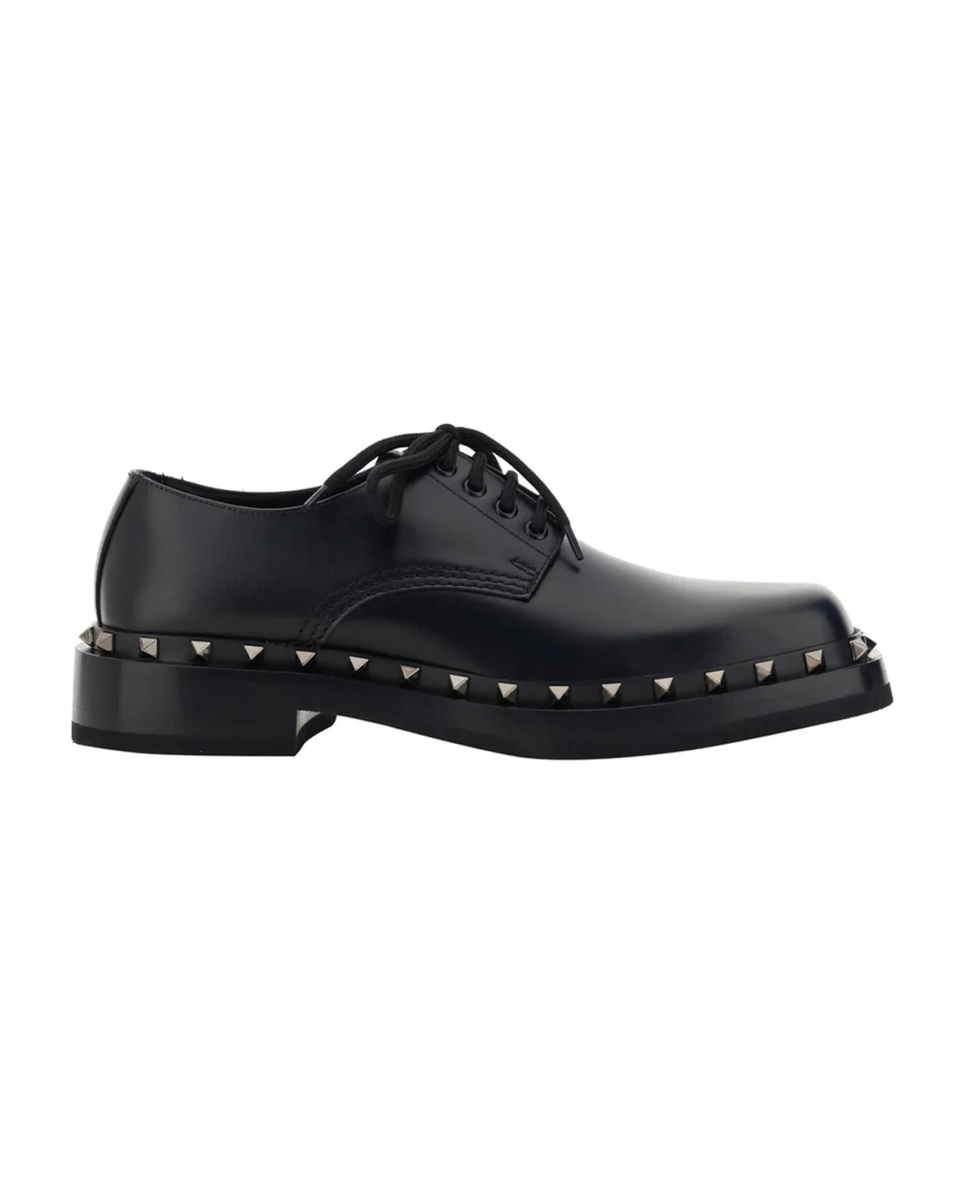 Valentino Garavani Garavani Rockstud Derby Shoes - Black