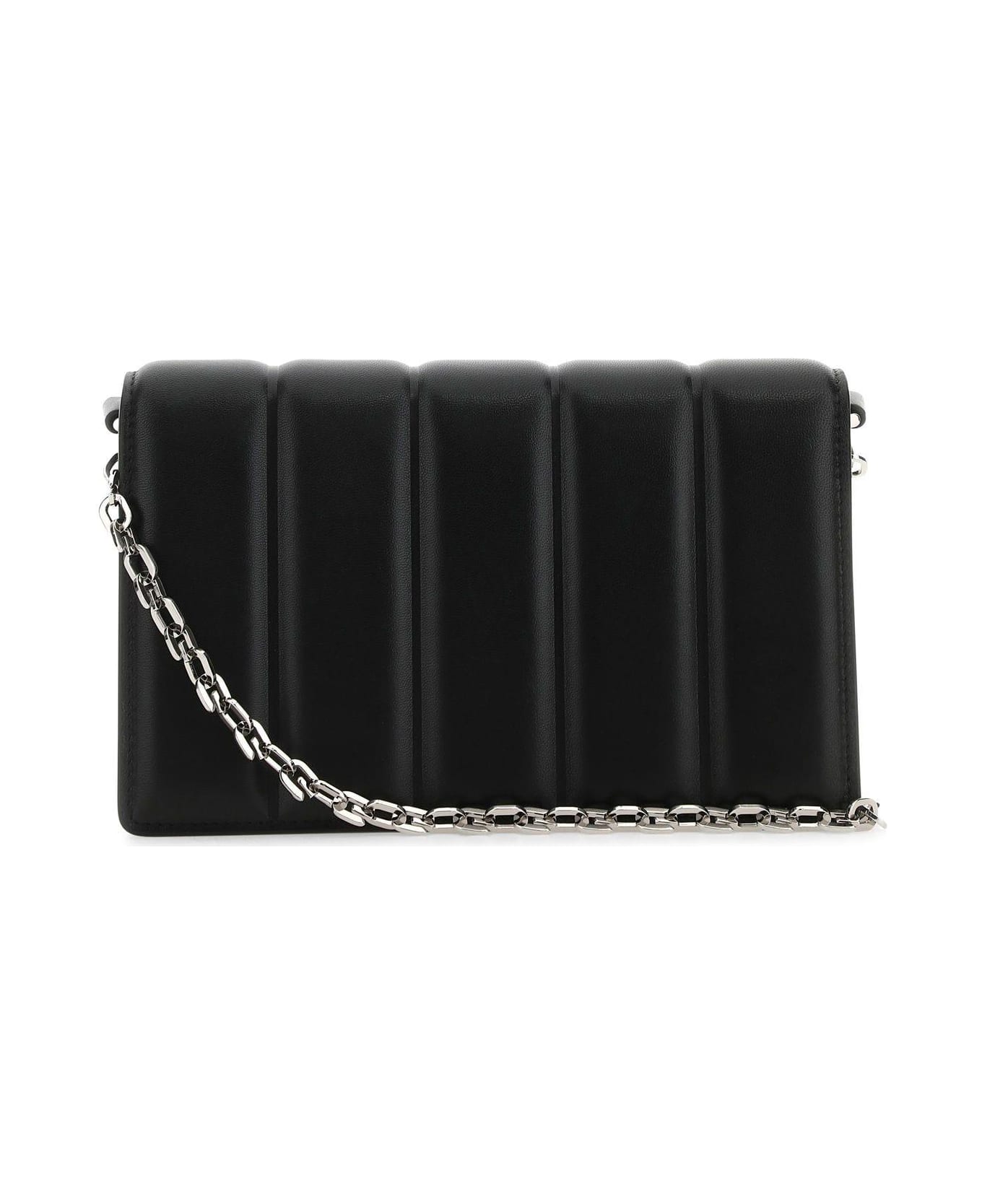 Givenchy Black Leather Medium 4g Crossbody Bag - BLACK ショルダーバッグ