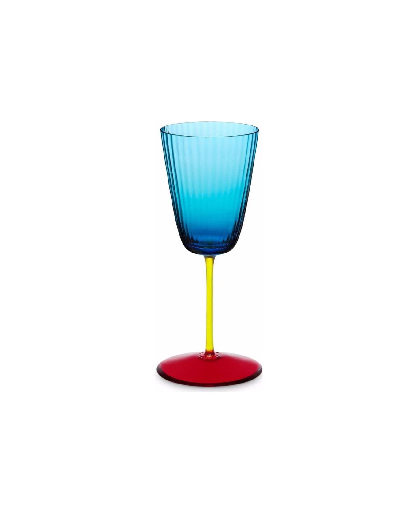 Dolce & Gabbana White Wine Glass Carretto - Multicolor