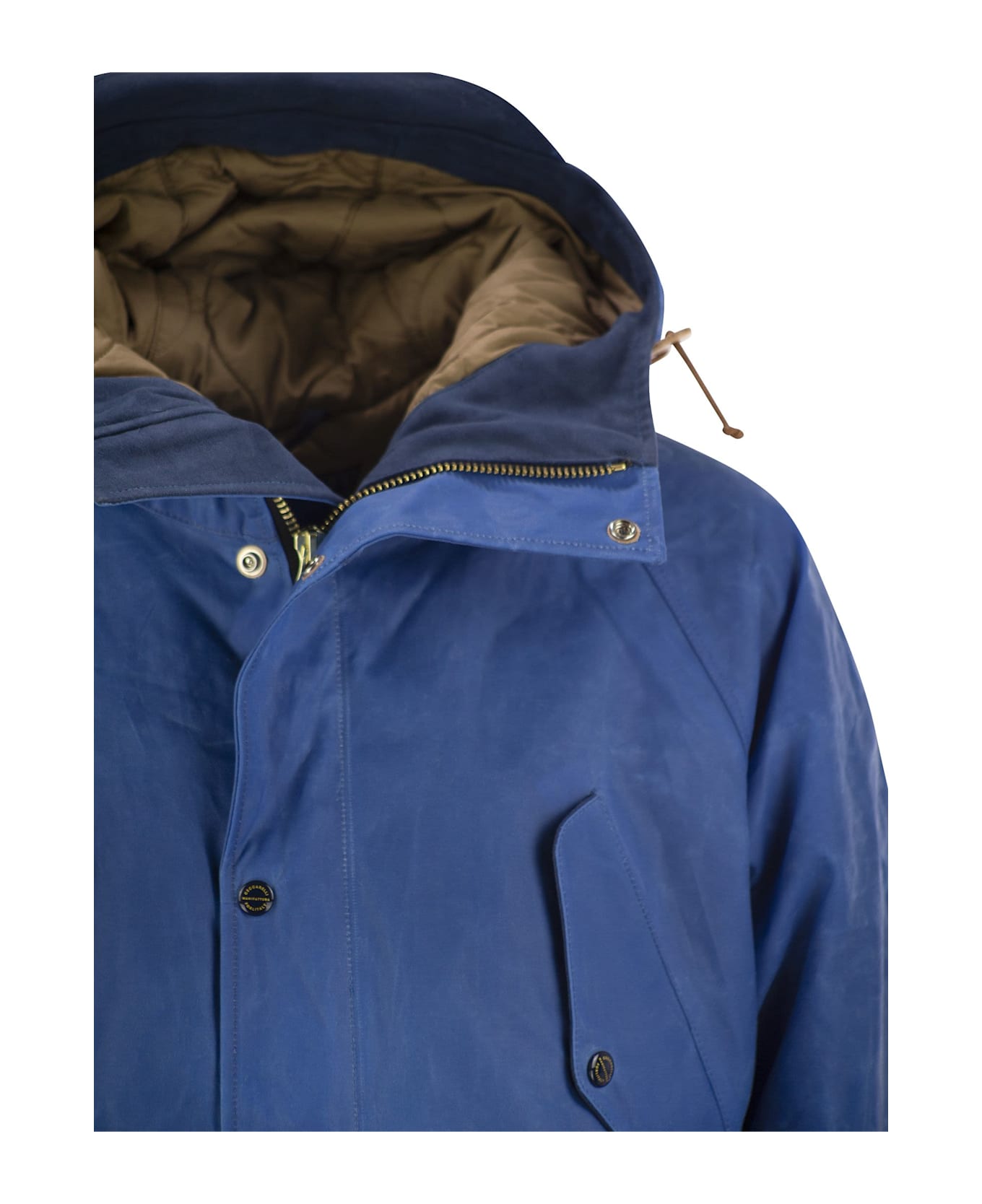 Manifattura Ceccarelli New Fisherman - Parka With Hood - Bluette