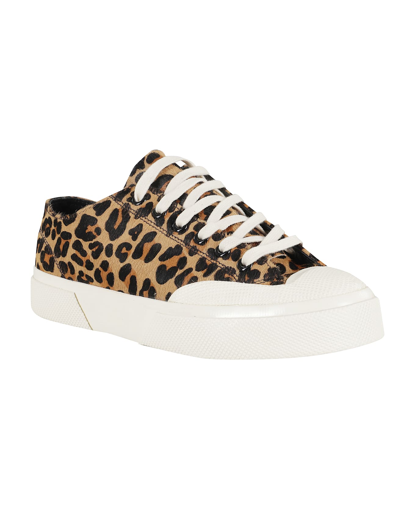 Superga 2432 Works Leopard Calfhair - Aok Leopard Print Offwhite