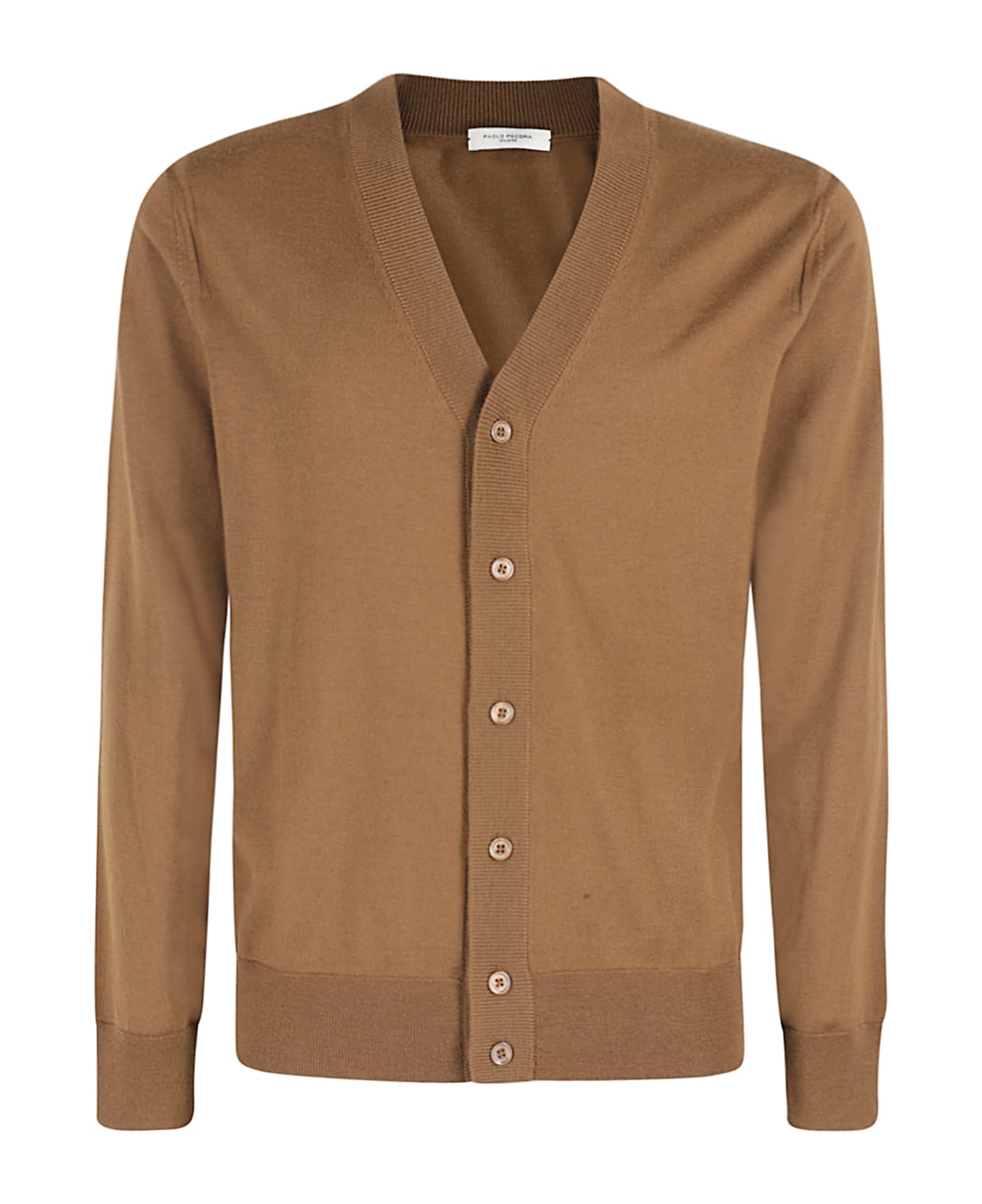 Paolo Pecora Maglia Cardigan - Nocciola