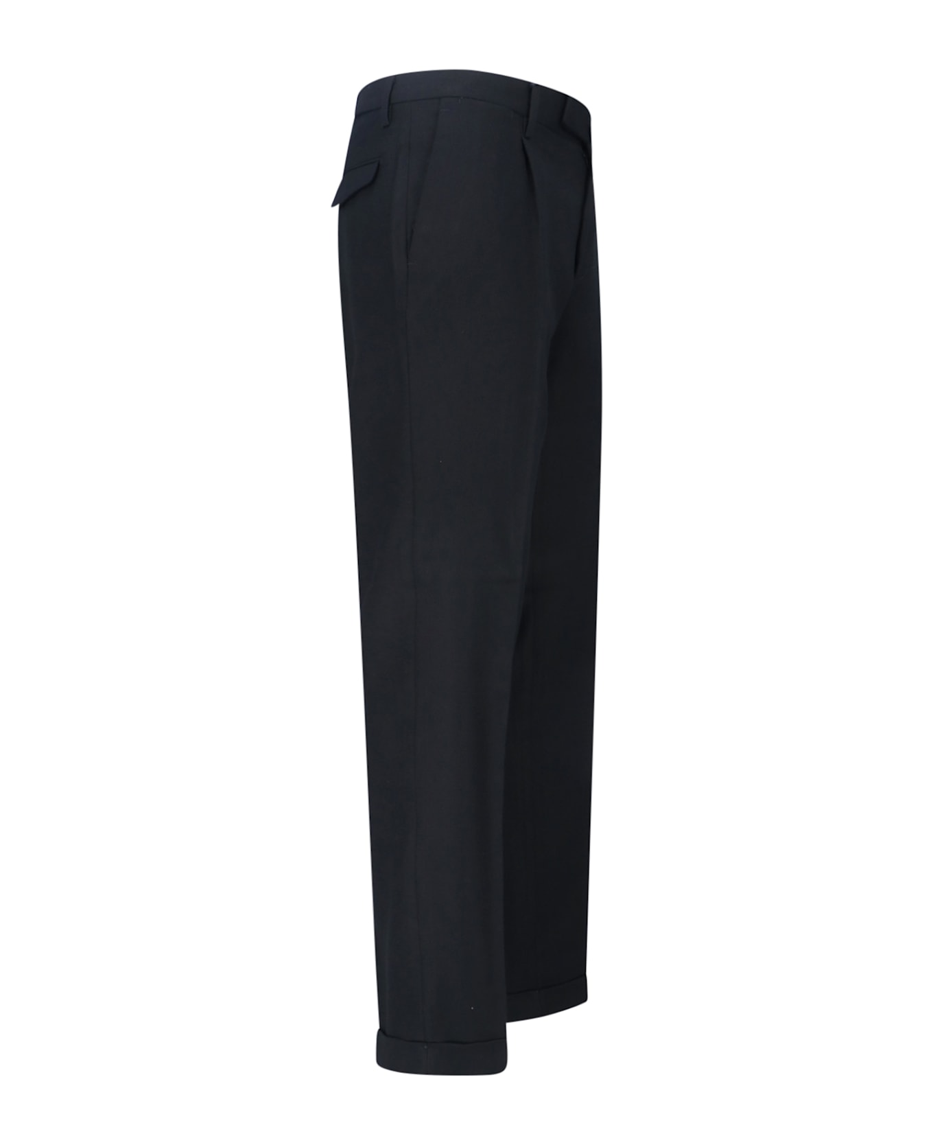 Briglia 1949 Virgin Wool Pants - Black  
