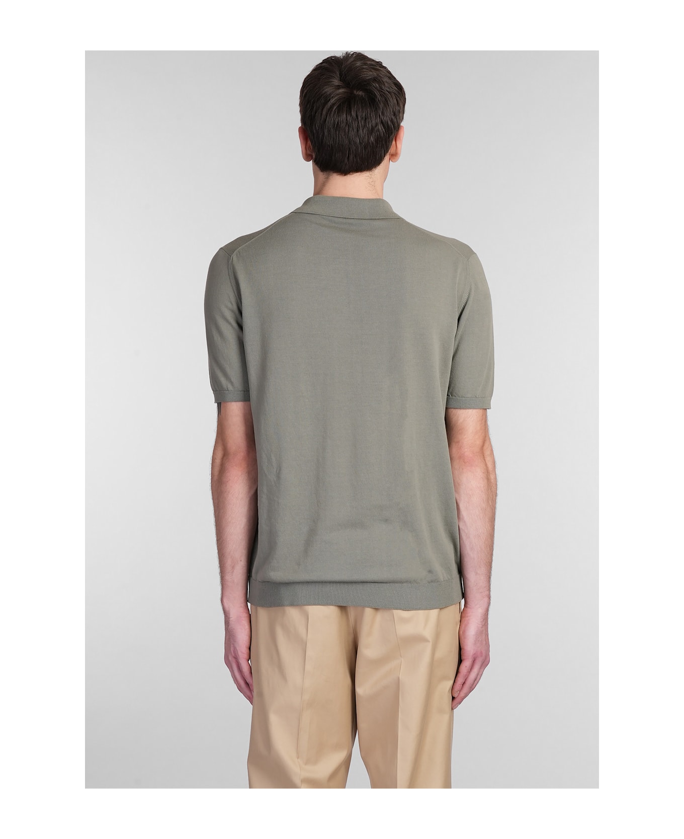 Roberto Collina Polo In Green Cotton - green