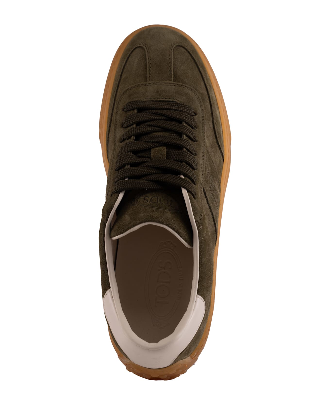 Tod
s Tabs Sneakers In Suede - Verde