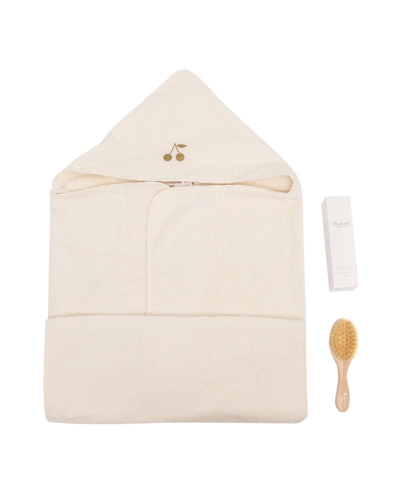 Bonpoint Logo-printed Bath Set - WHITE