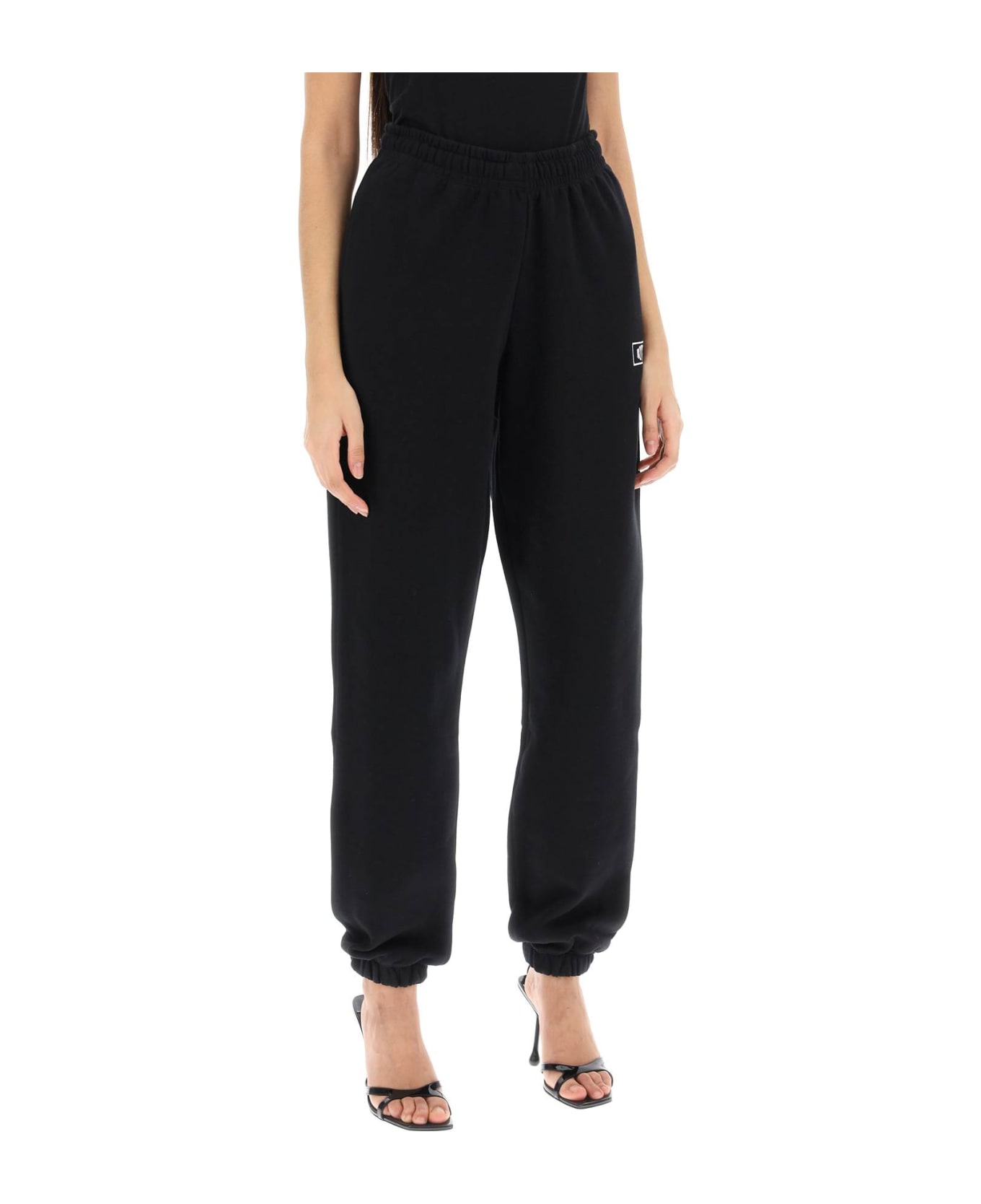 Rotate by Birger Christensen Joggers With Logo Embroidery - BLACK (Black)