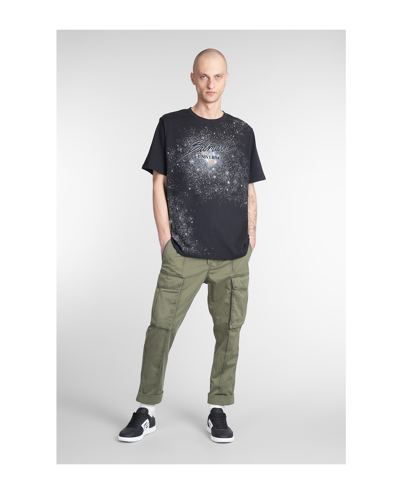 Balmain T-shirt In Black Cotton - black