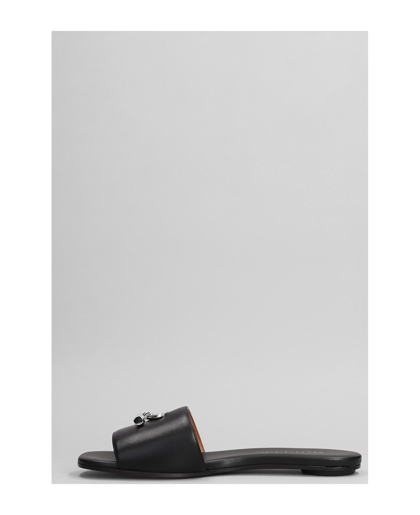 Alexander McQueen Flats In Black Leather - black