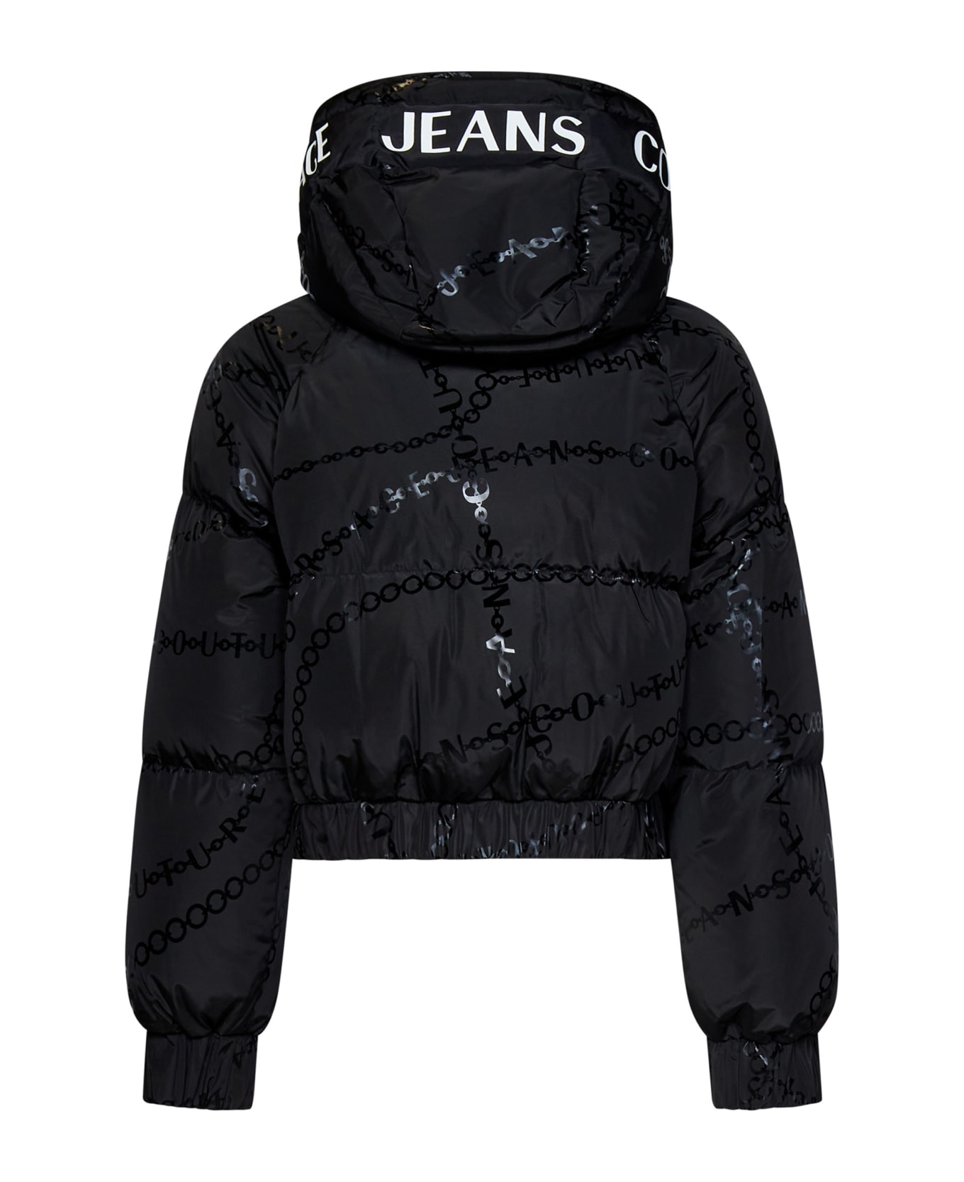 Versace Jeans Couture Necklace Down Jacket - Black