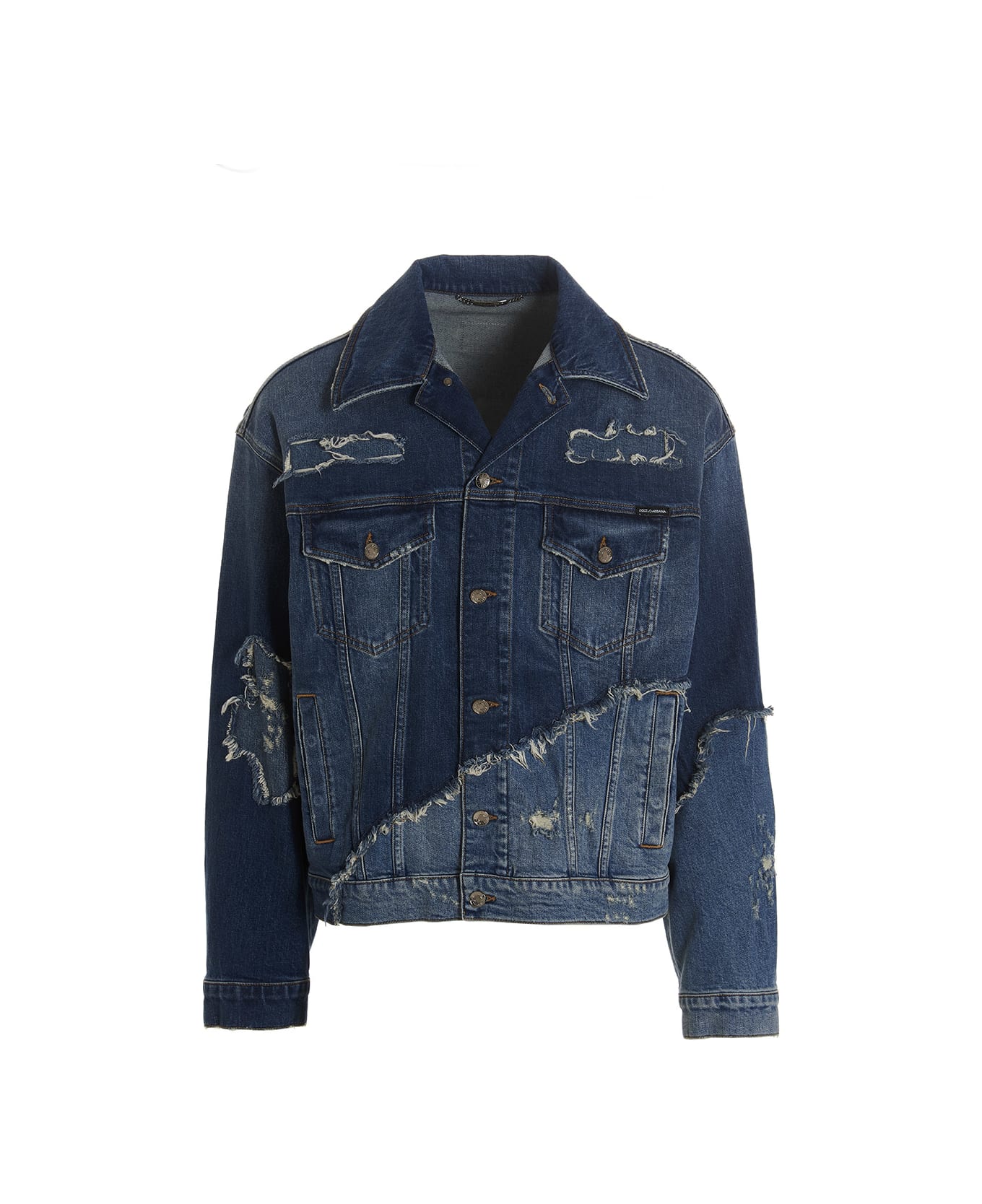 Dolce & Gabbana Patchwork Denim Jacket - LIGHT BLUE ジャケット
