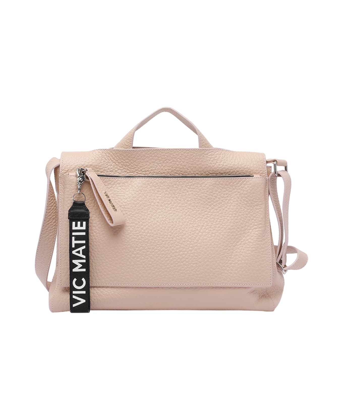 Vic Matié Logo Handbag - Pink