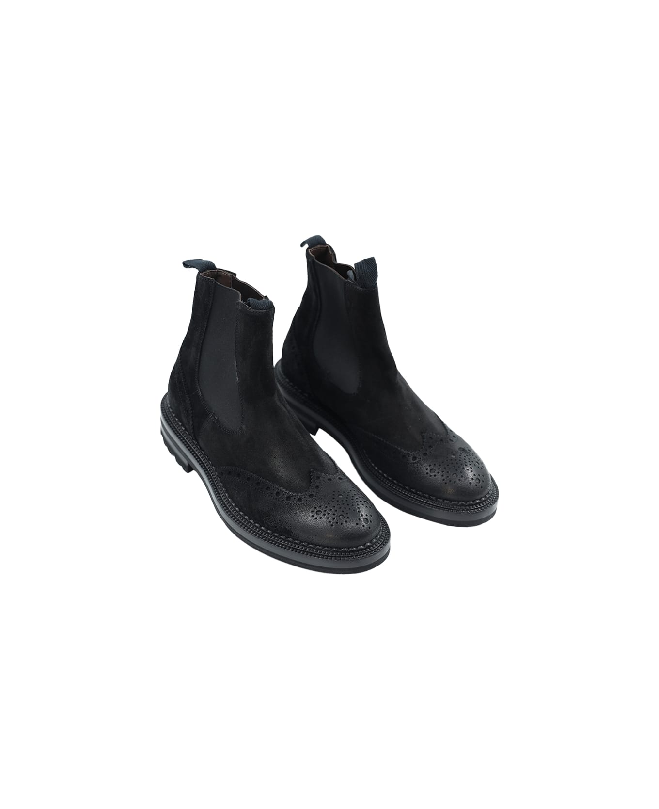 Green George Boots - Black