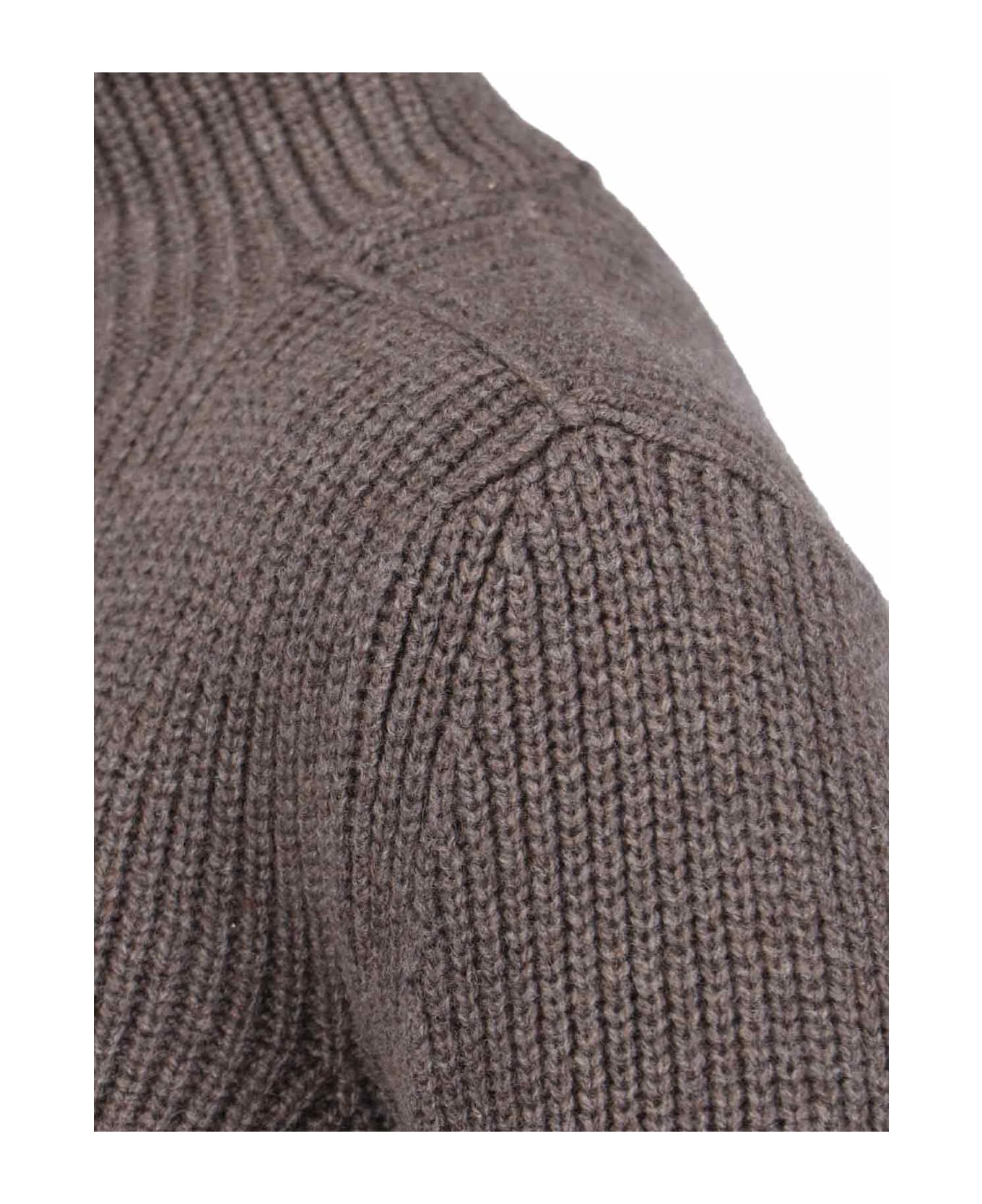 Rick Owens 'headon Dbl Lupetto' Sweater - Brown