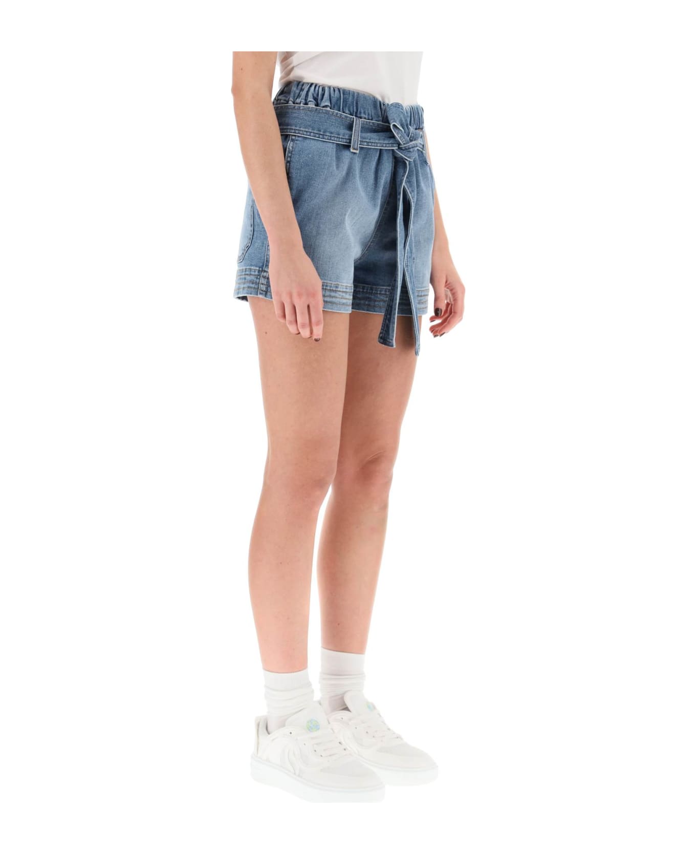 Stella McCartney Denim Shorts - VINTAGE MID BLUE (Light blue) ショートパンツ