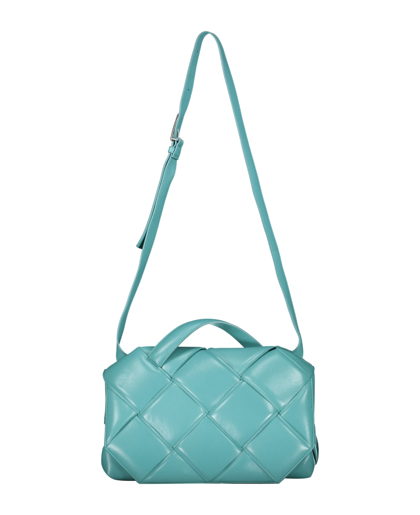 Bottega Veneta Intrecciato Nappa Handbag - Light Blue
