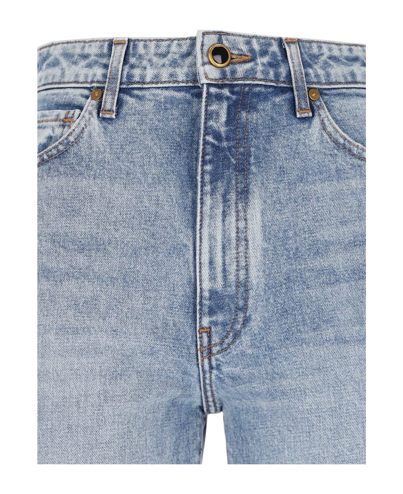 Khaite Danielle Bootcut Jeans - Light Blue