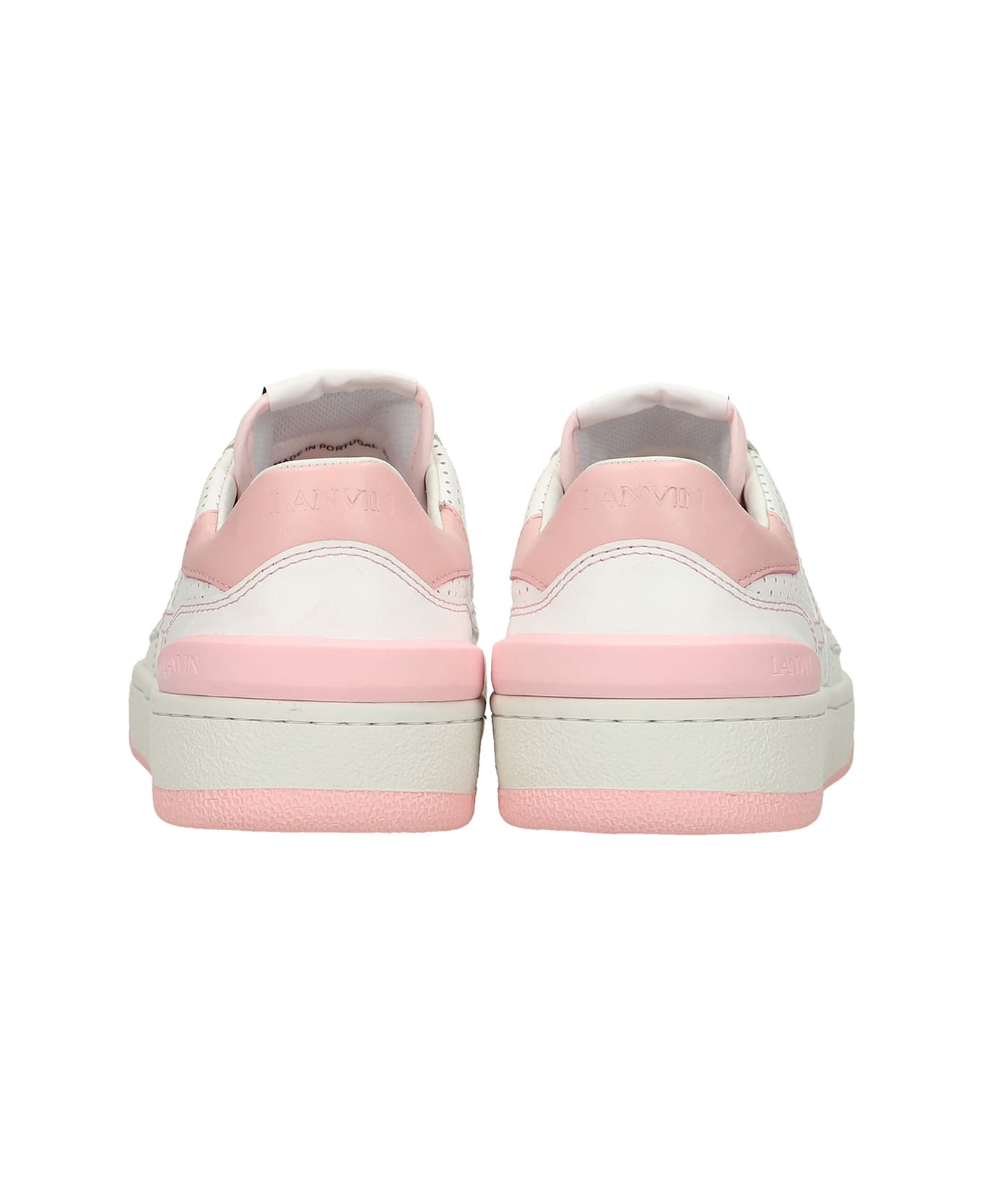 Lanvin Clay  Sneakers In White Leather - white