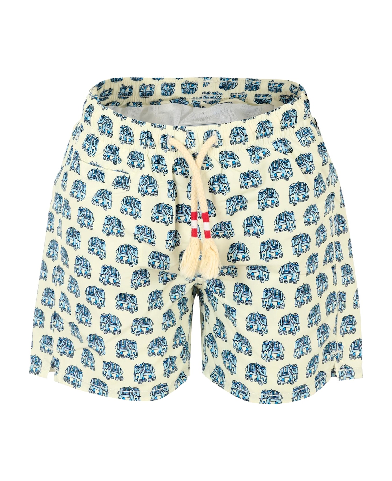 MC2 Saint Barth Iovry Swim Shorts For Boy With Elephants - Multicolor